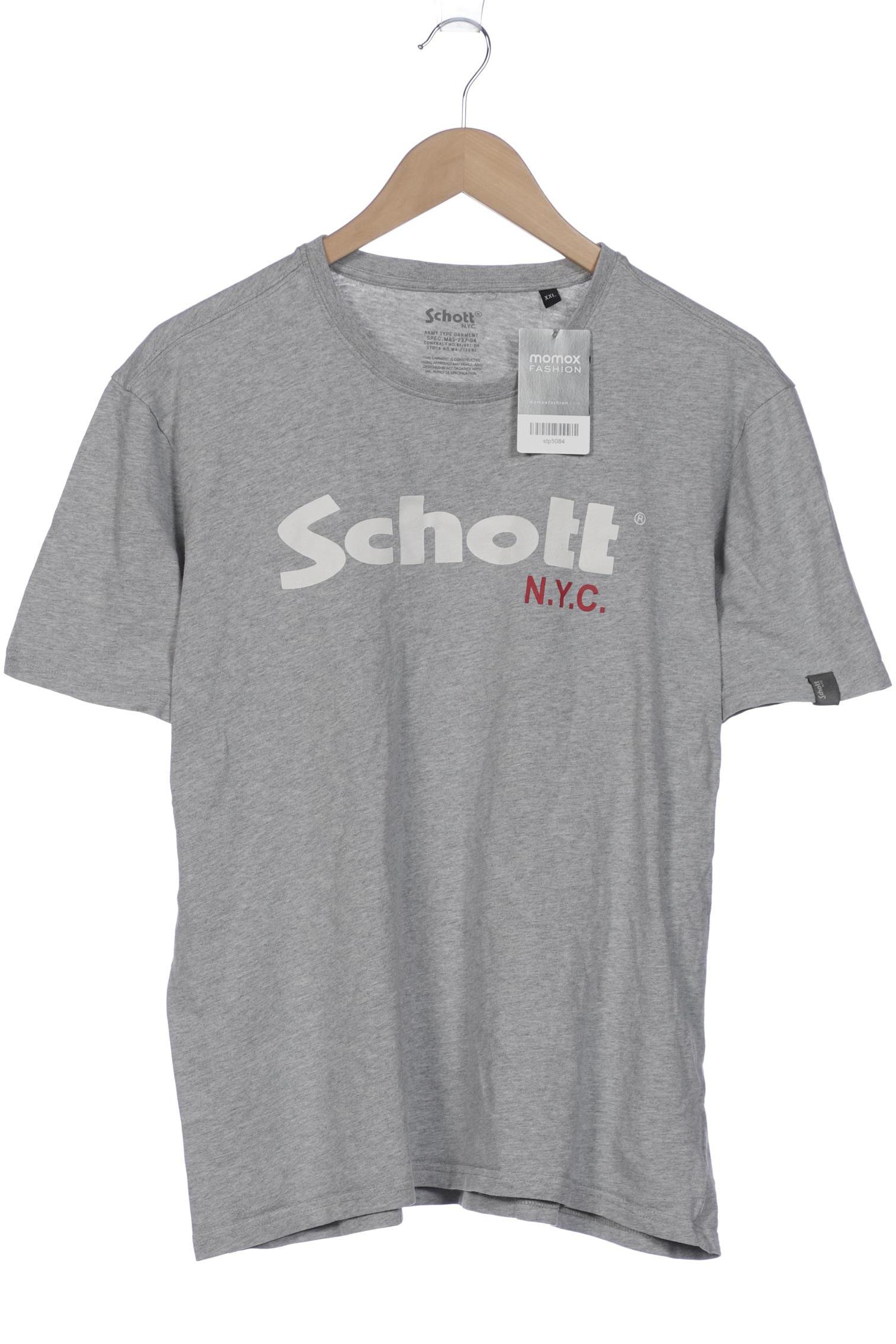 

Schott NYC Herren T-Shirt, grau