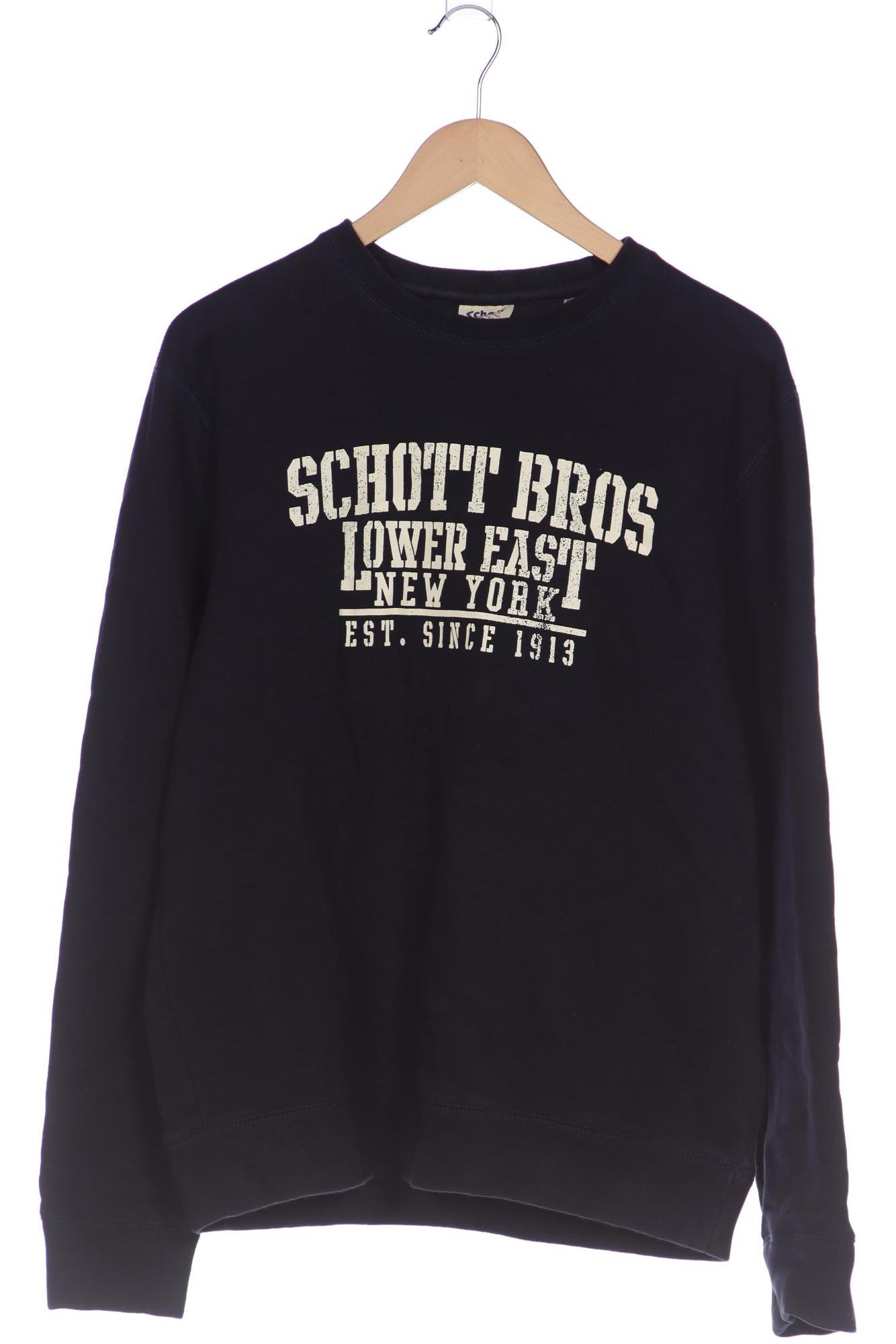 

Schott NYC Herren Sweatshirt, marineblau, Gr. 54