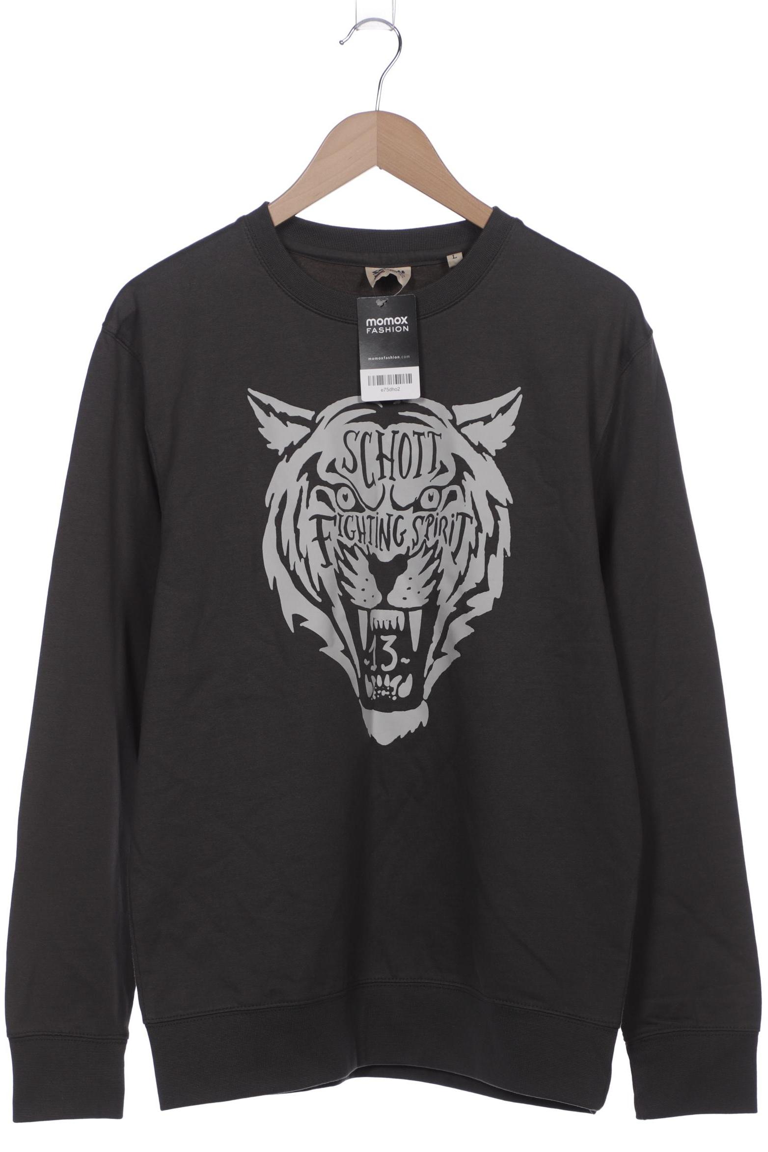 

Schott NYC Herren Sweatshirt, grau, Gr. 52