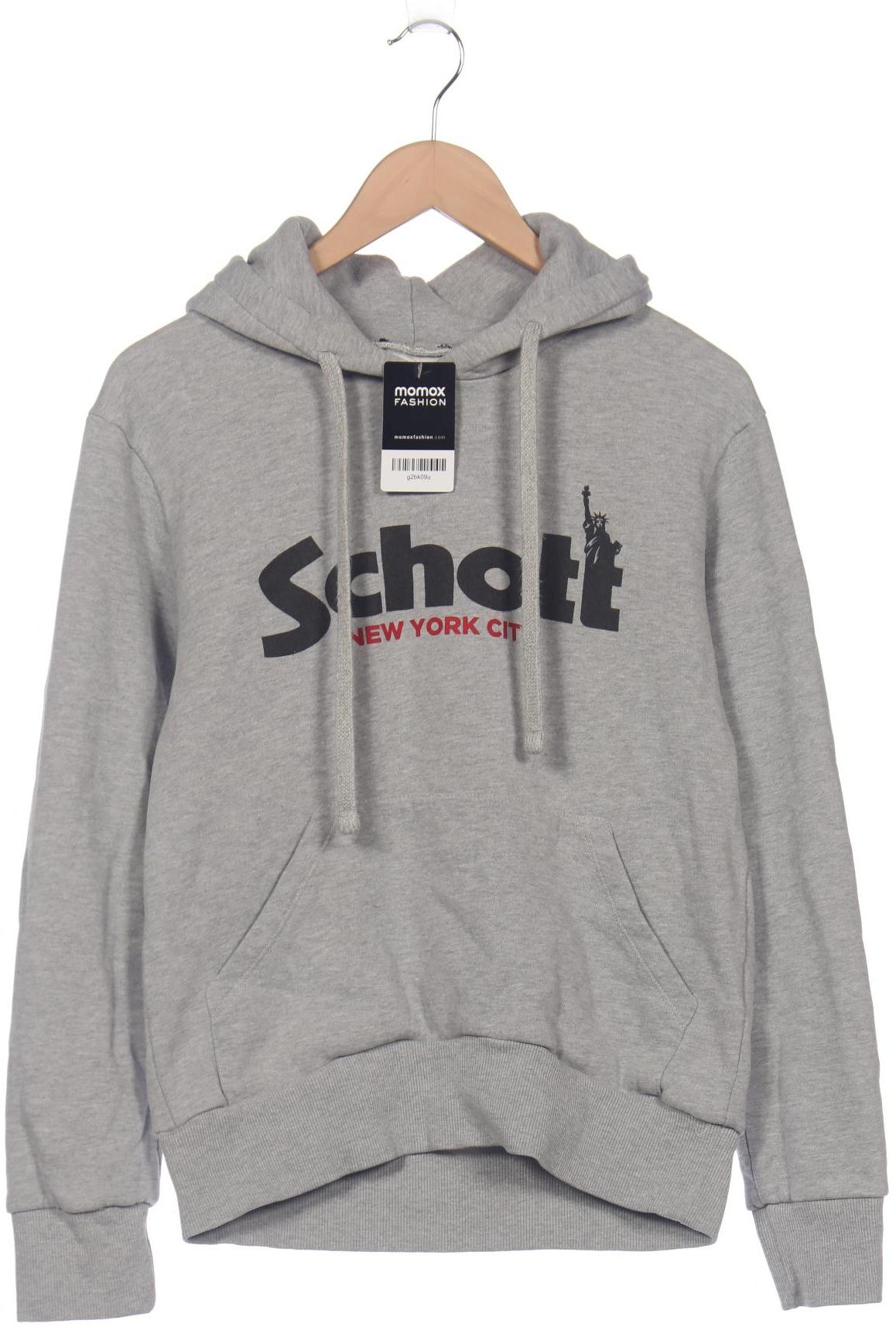 

Schott NYC Herren Kapuzenpullover, grau, Gr. 46