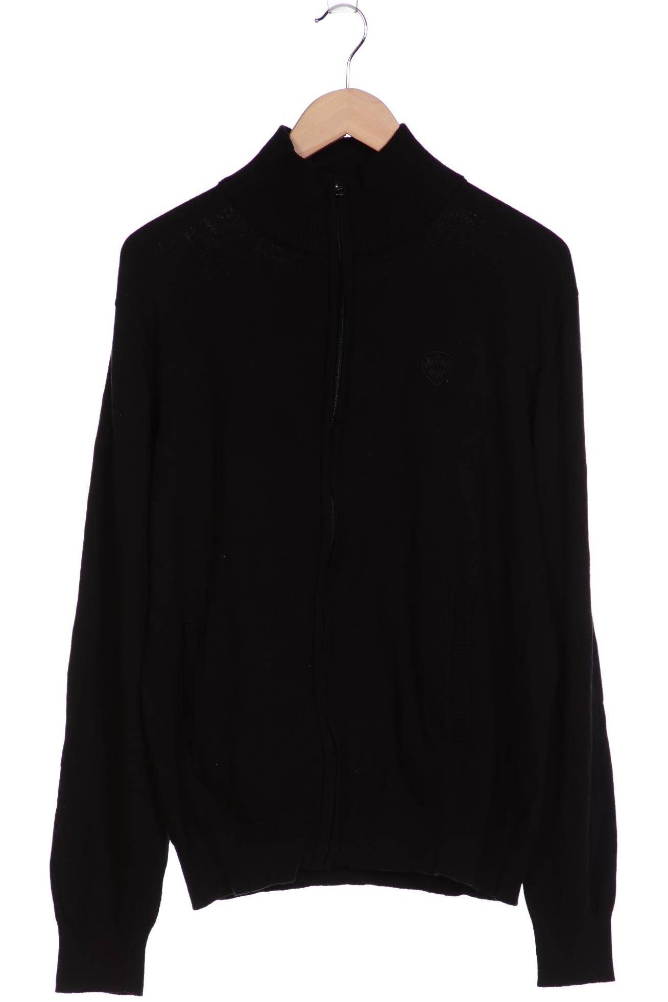 Thumbnail - Schott NYC Herren Strickjacke, schwarz, Gr. 56