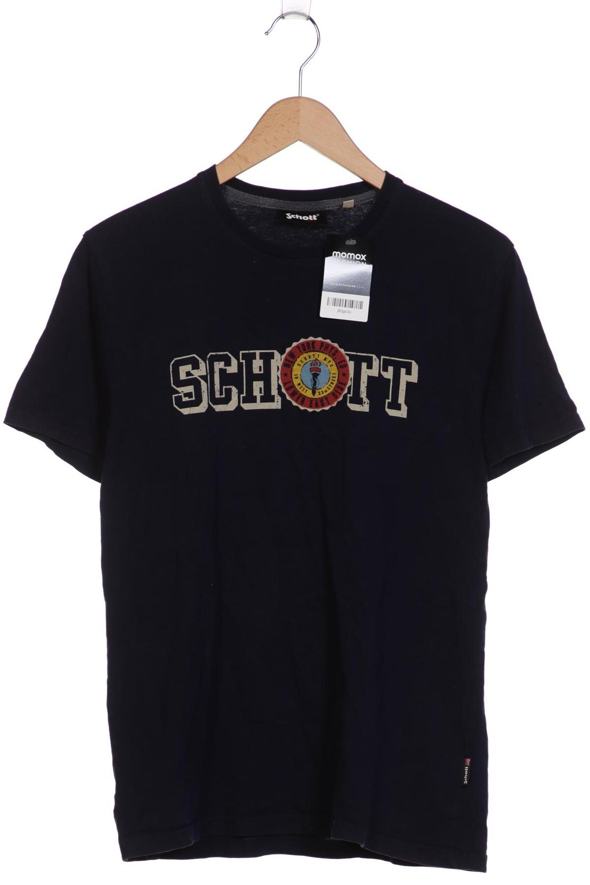 

Schott NYC Herren T-Shirt, marineblau, Gr. 48