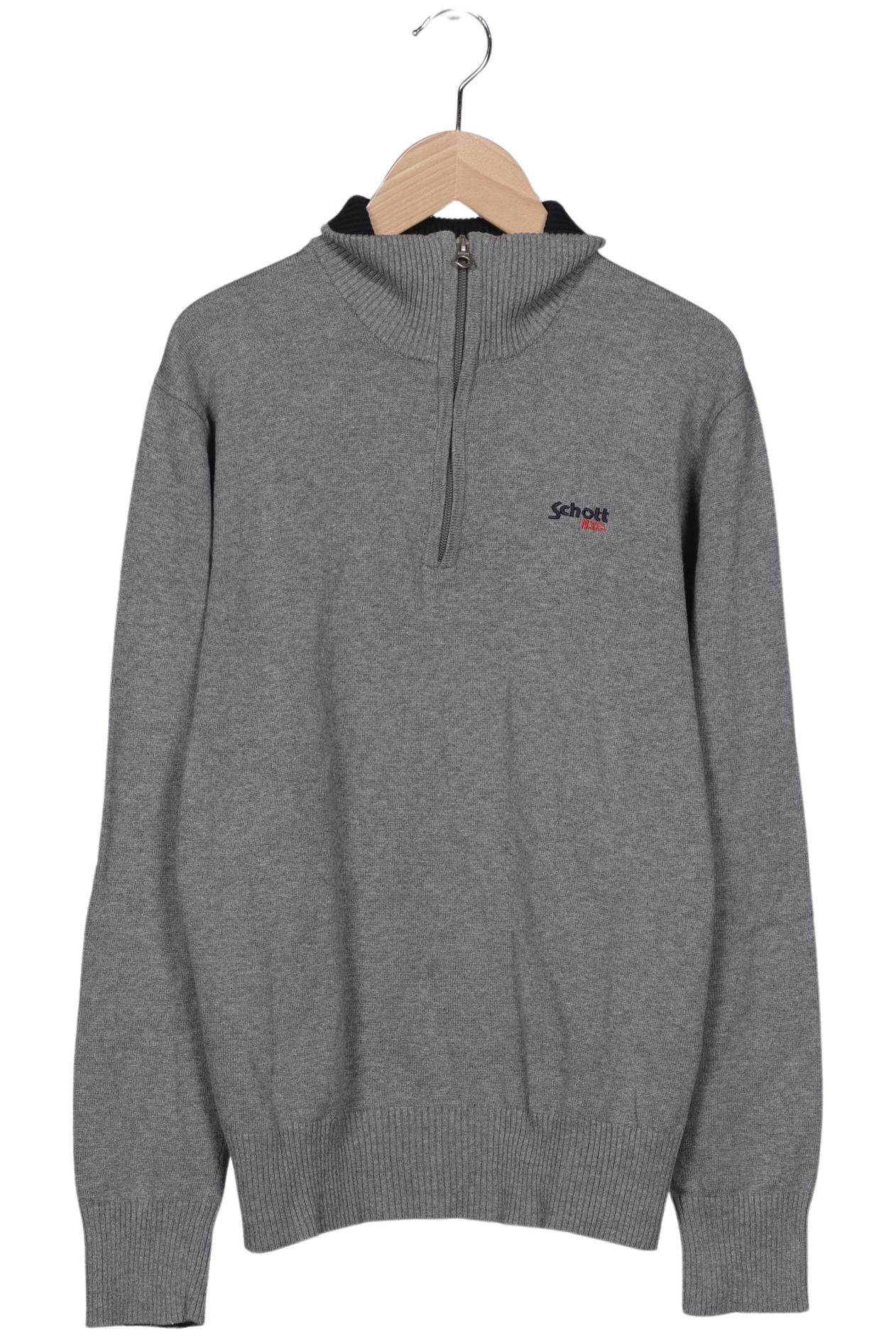 

Schott NYC Herren Pullover, grau, Gr. 48
