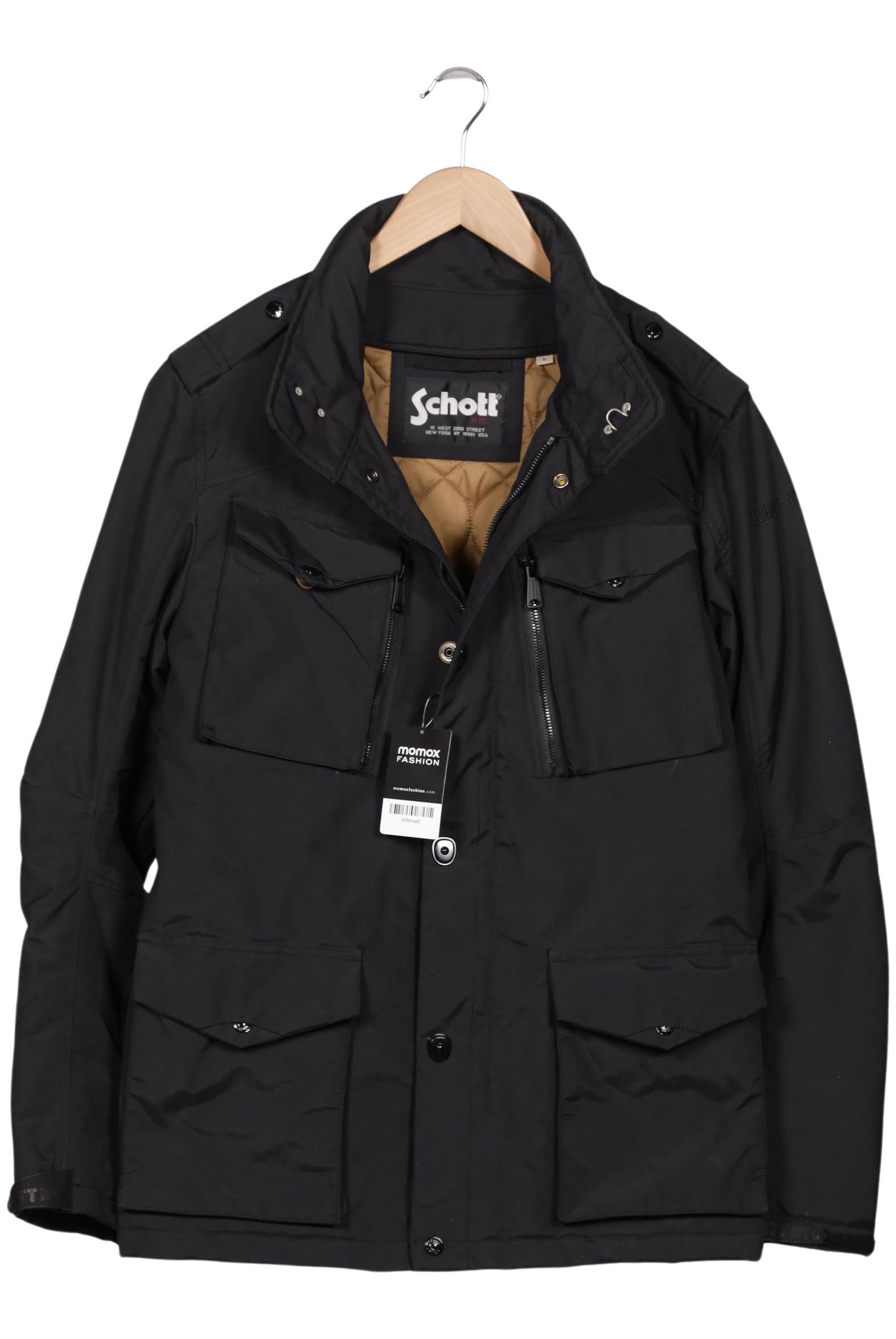 

Schott NYC Herren Mantel, schwarz, Gr. 52