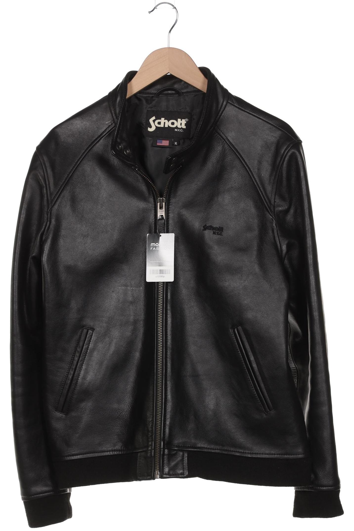 

Schott NYC Herren Jacke, schwarz, Gr. 54