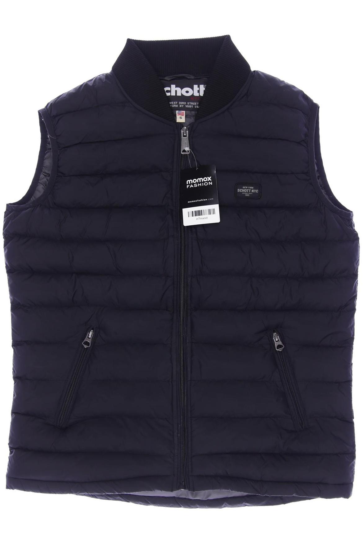 

Schott NYC Herren Weste, schwarz, Gr. 46