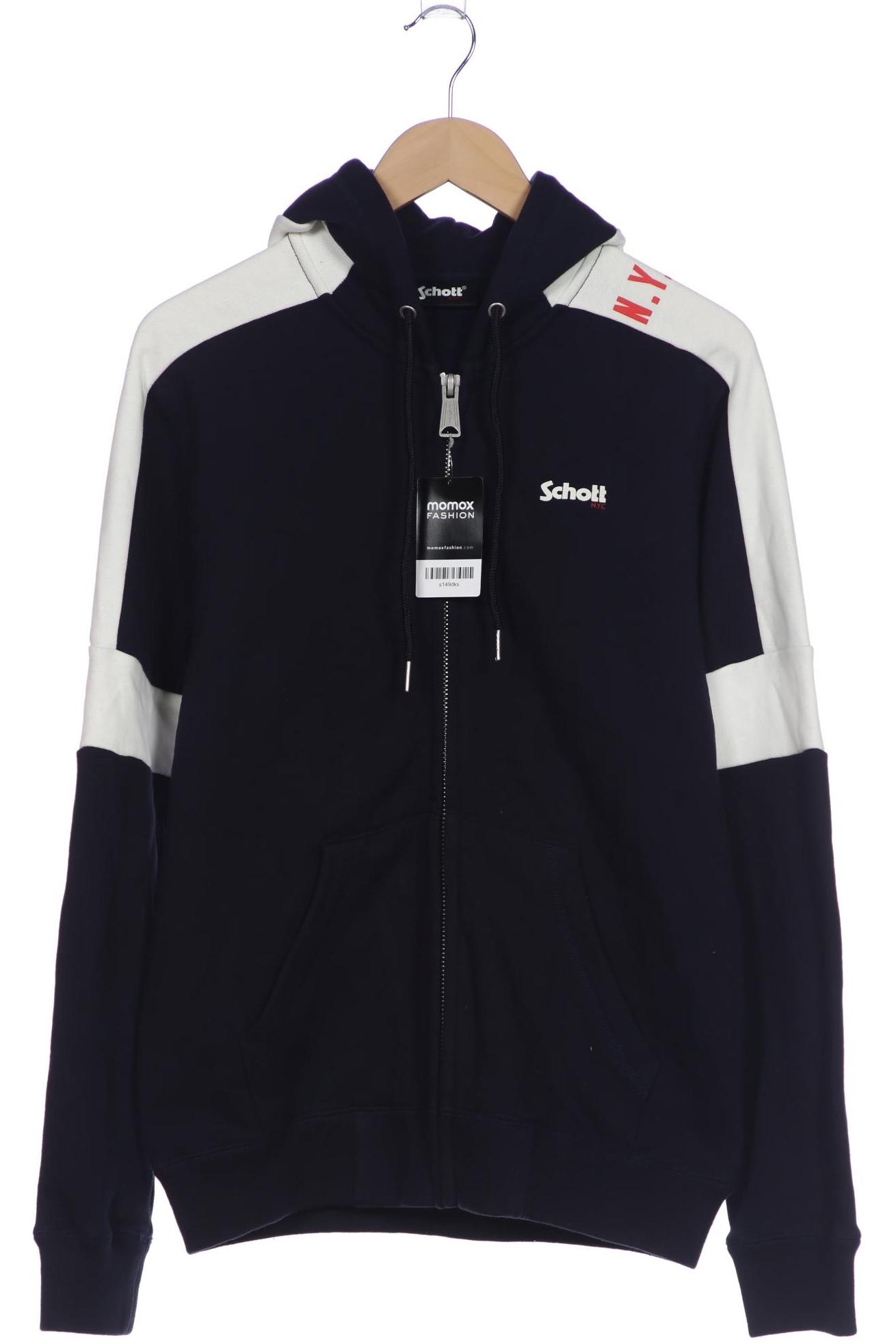 

Schott NYC Herren Kapuzenpullover, marineblau, Gr. 48