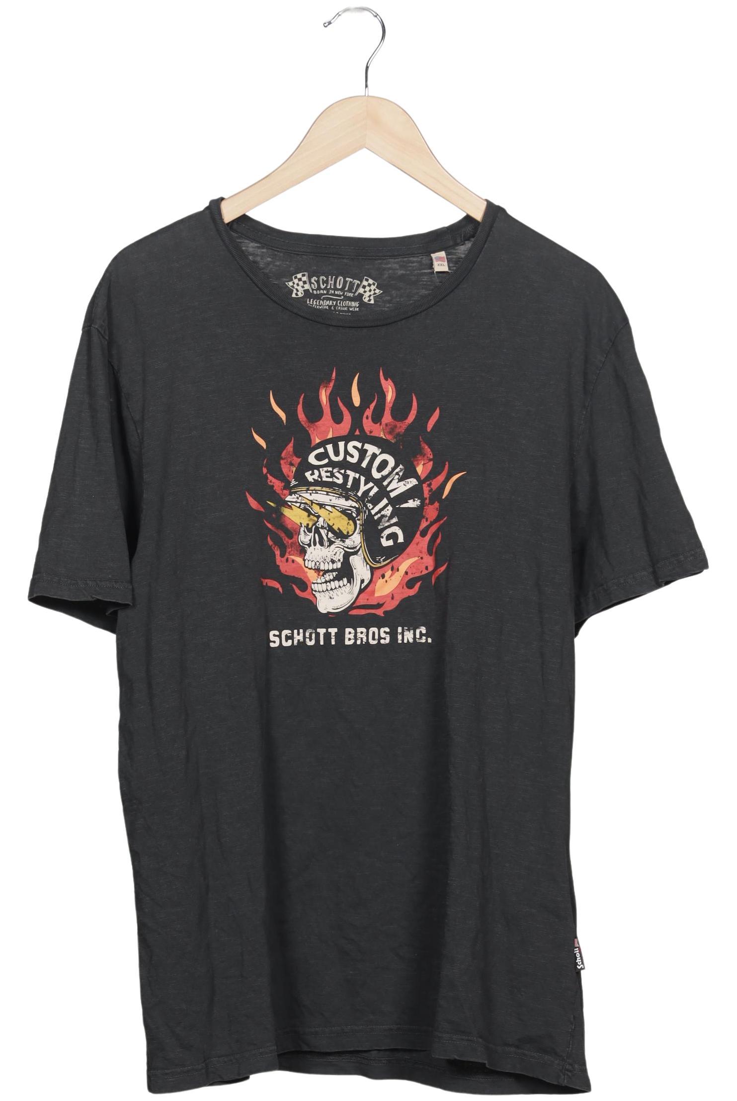 

Schott NYC Herren T-Shirt, grau, Gr. 56