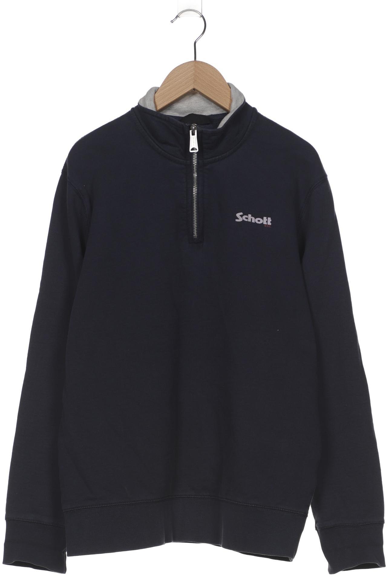 

Schott NYC Herren Sweatshirt, marineblau, Gr. 52