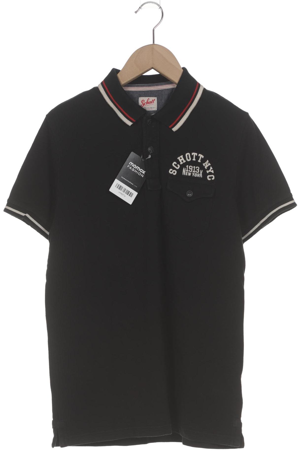 

Schott NYC Herren Poloshirt, schwarz, Gr. 48