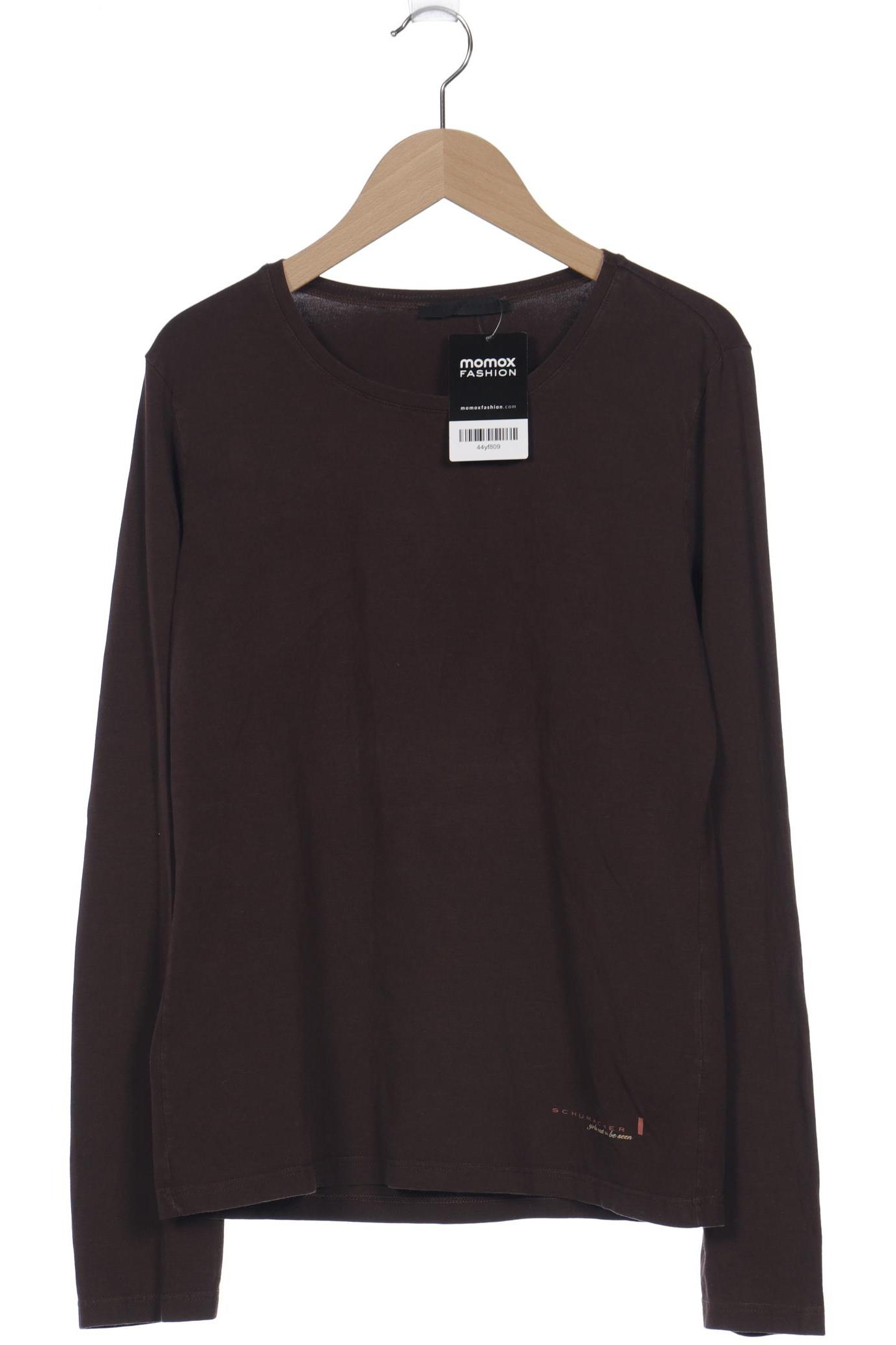 

Schumacher Damen Langarmshirt, braun, Gr. 44