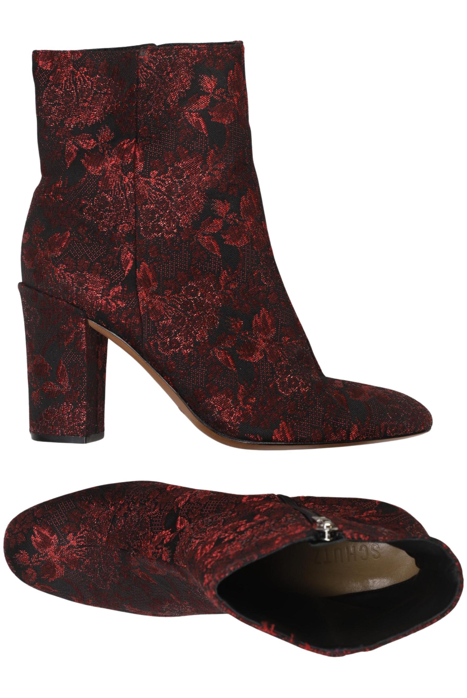 

Schutz Damen Stiefelette, rot, Gr. 9.5