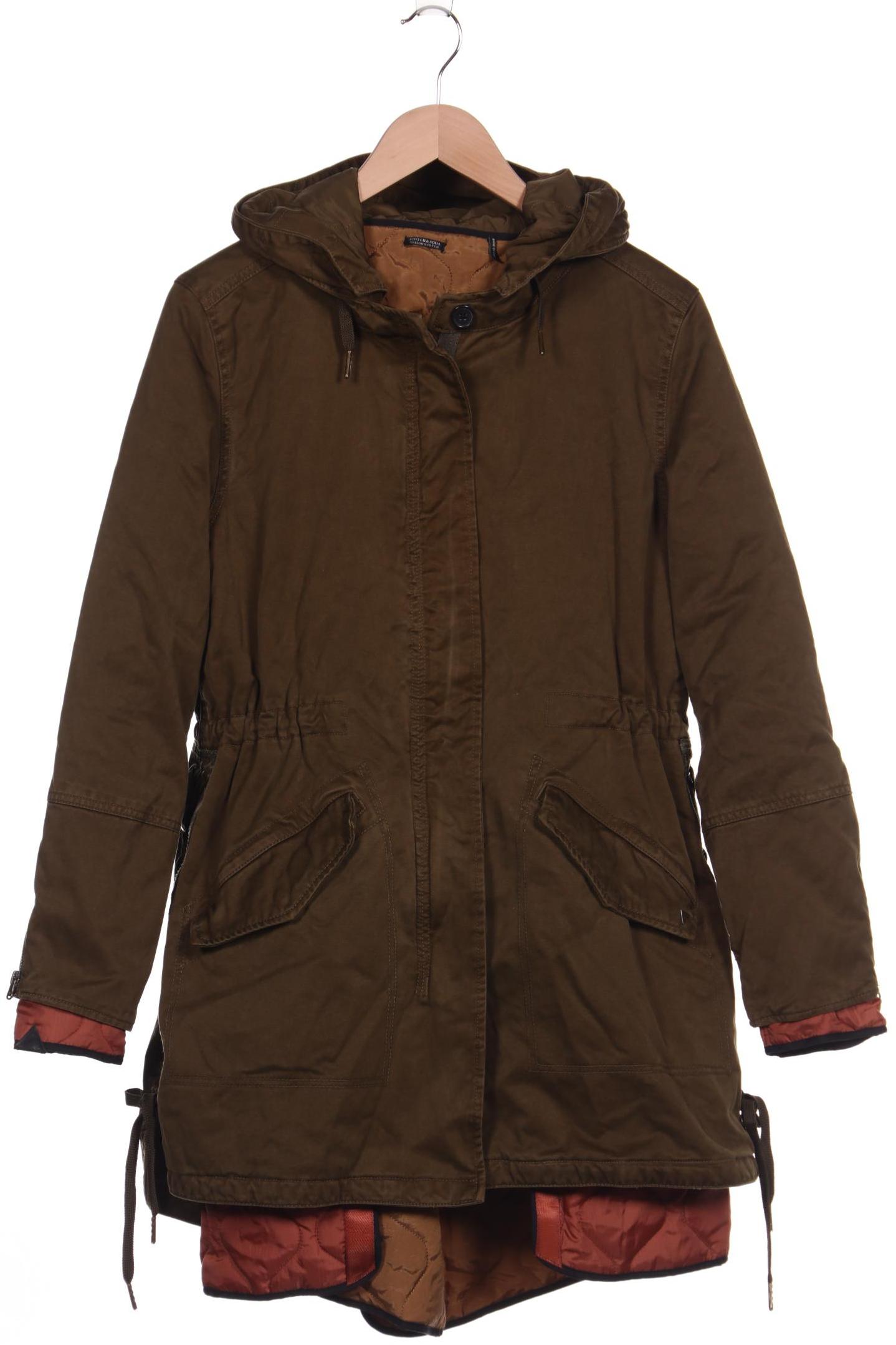 

Scotch & Soda Damen Mantel, grün, Gr. 36
