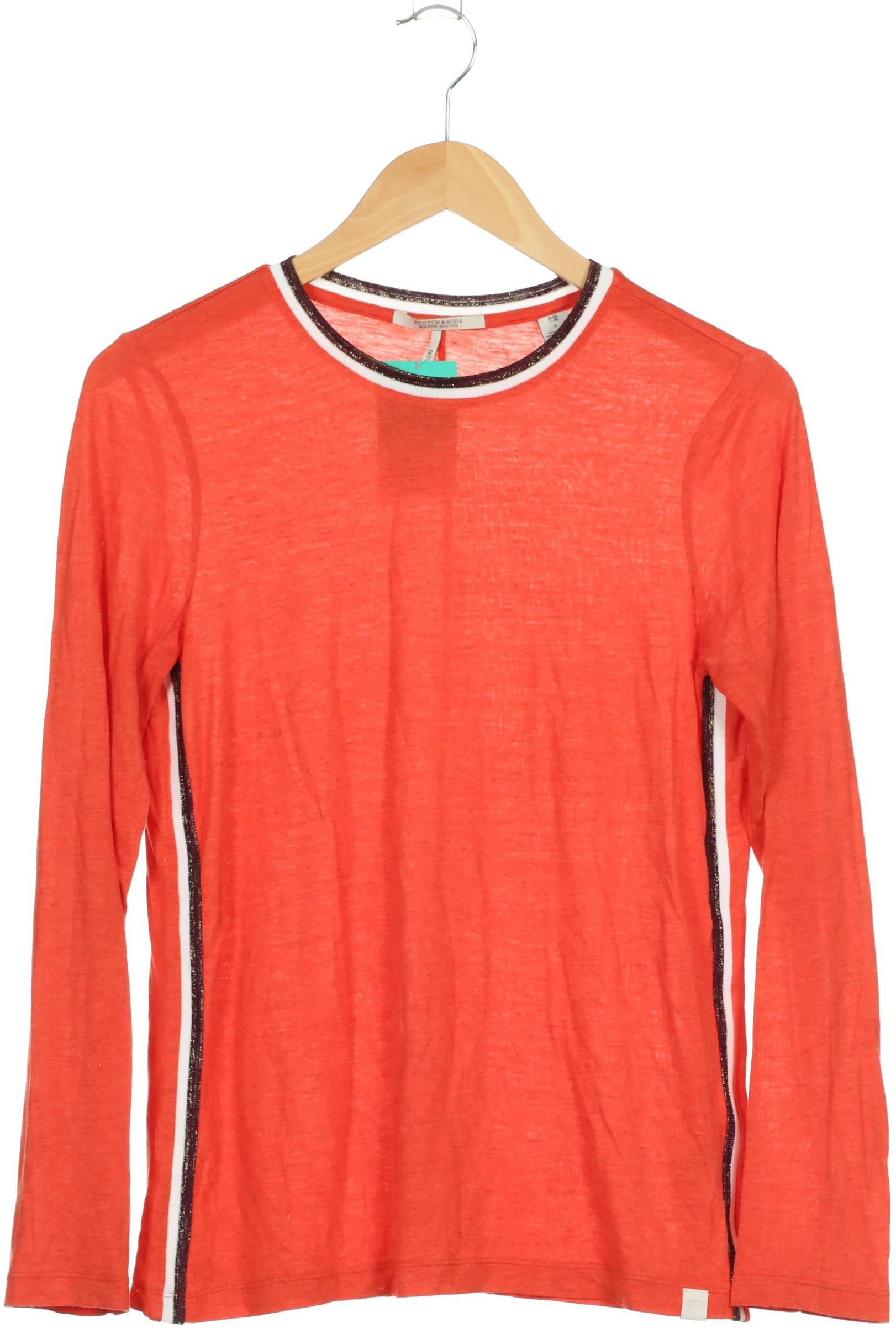 

Scotch & Soda Damen Langarmshirt, rot, Gr. 36