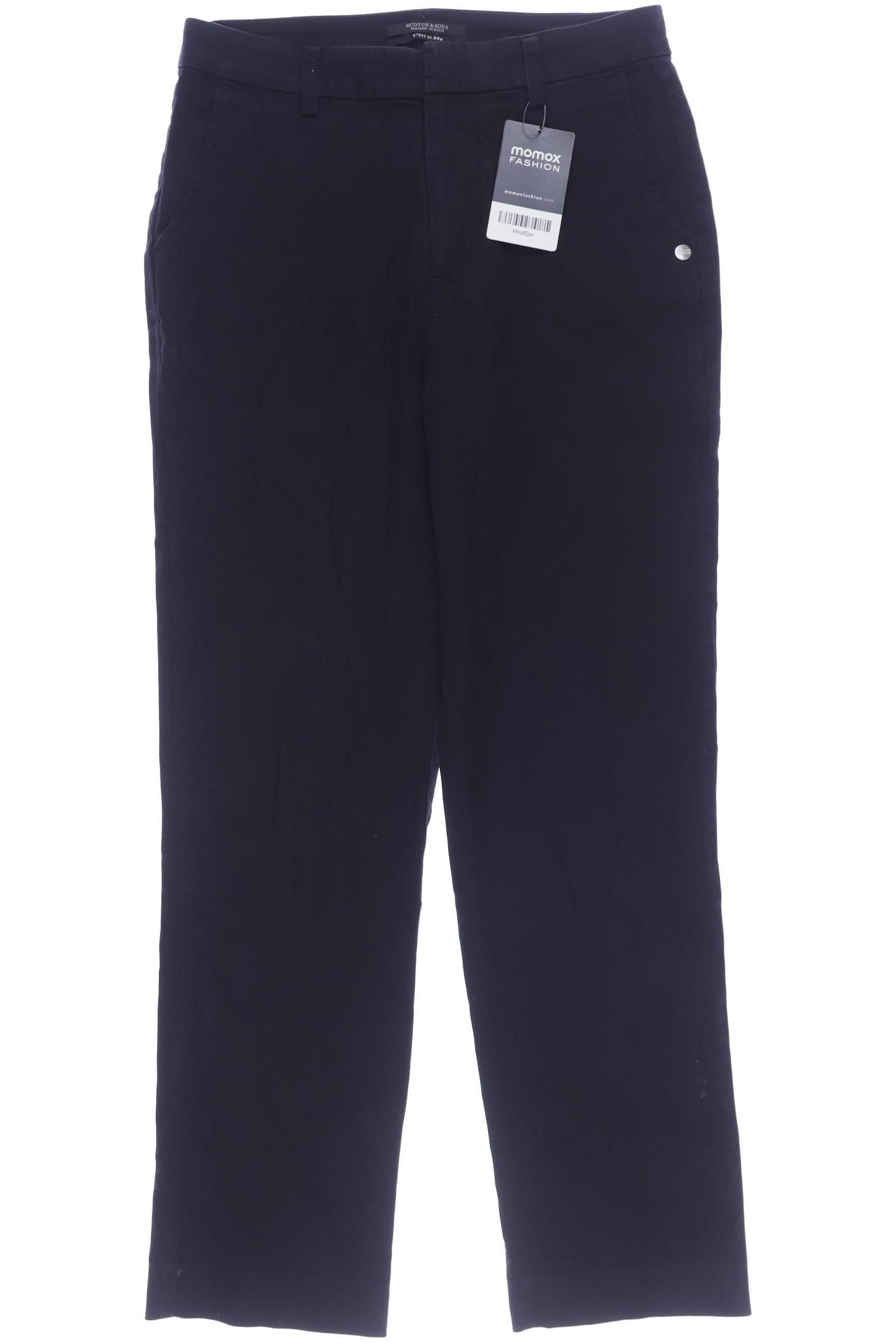 

Scotch & Soda Damen Stoffhose, schwarz