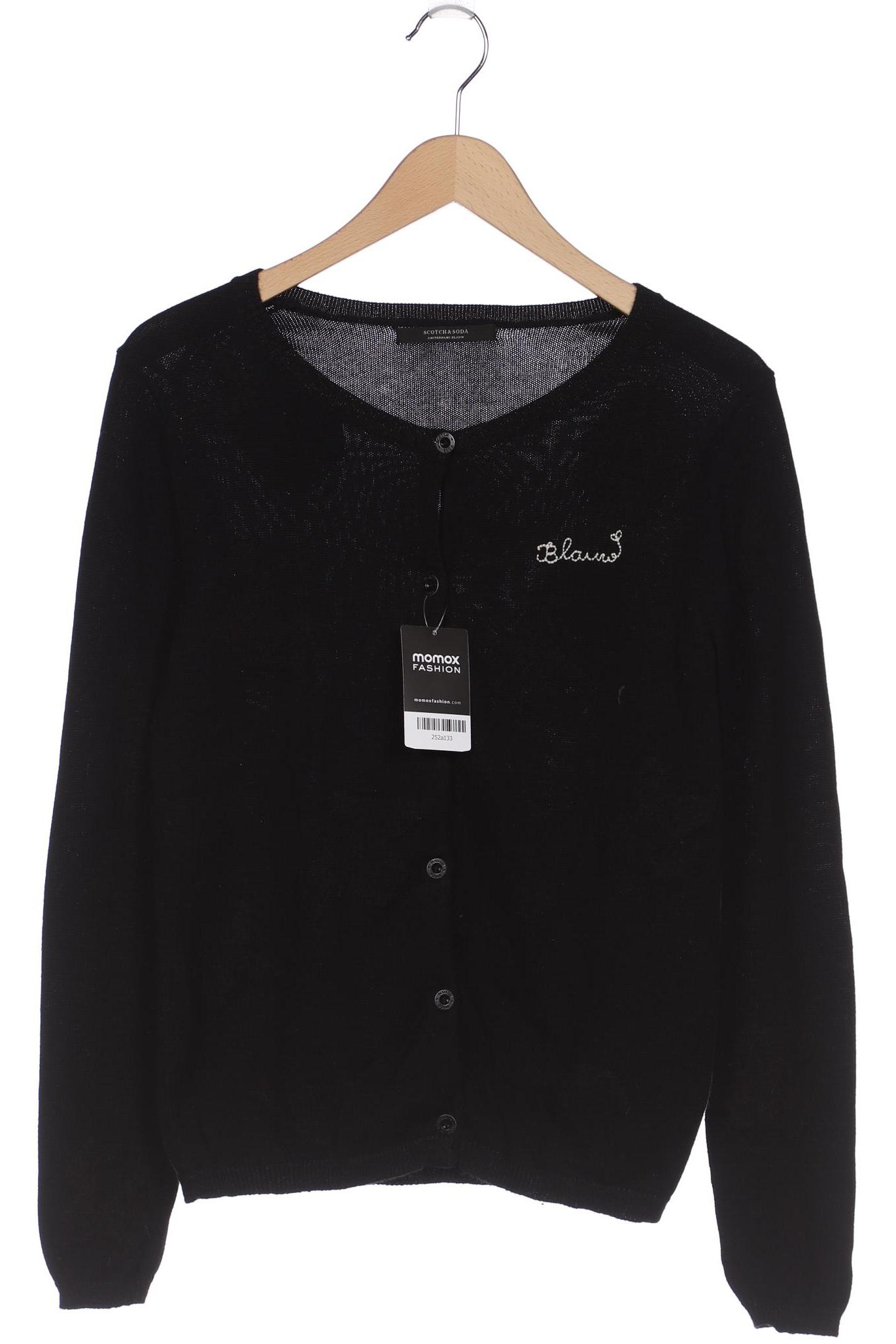 

Scotch & Soda Damen Strickjacke, schwarz, Gr. 38