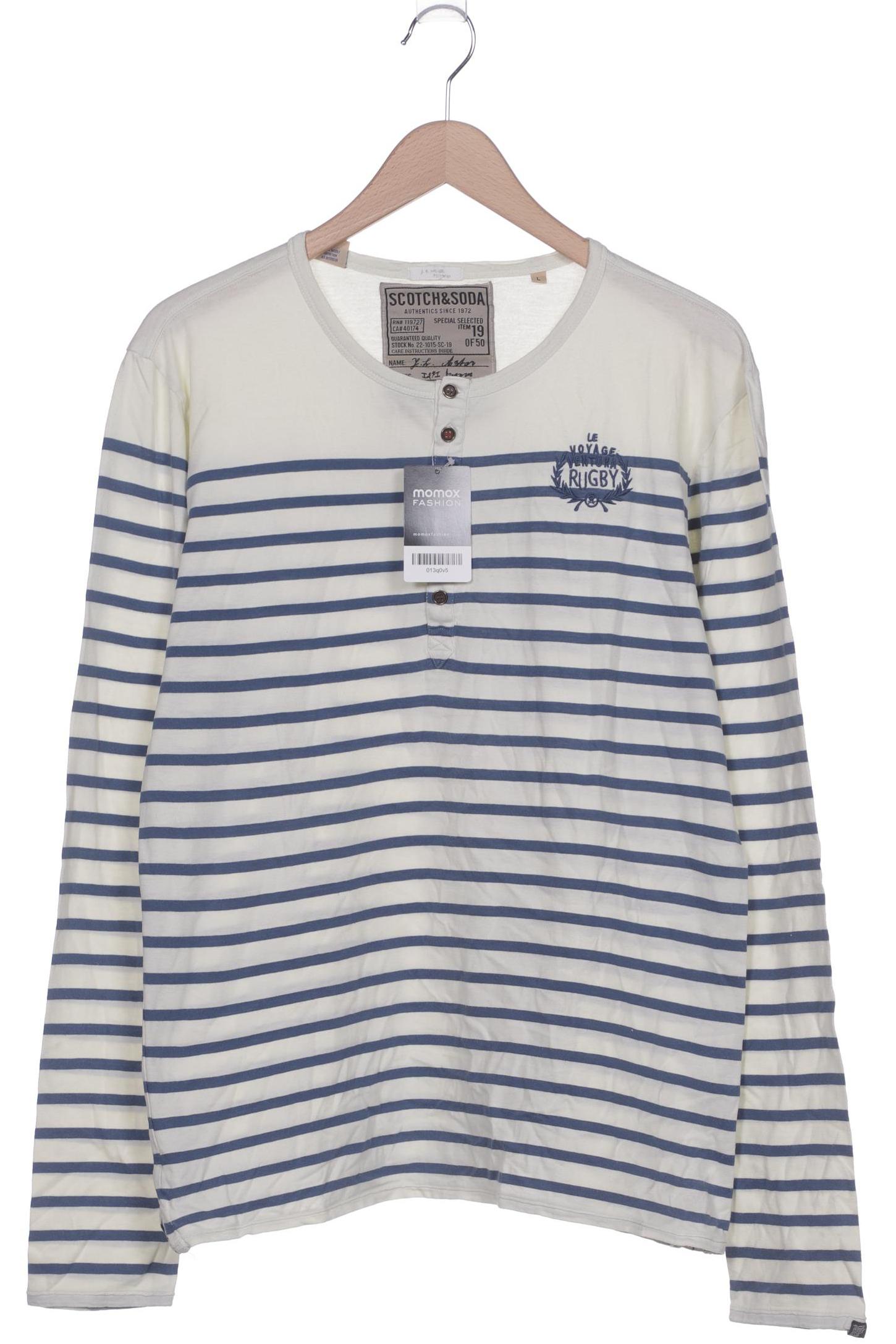 

Scotch & Soda Herren Langarmshirt, cremeweiß, Gr. 52