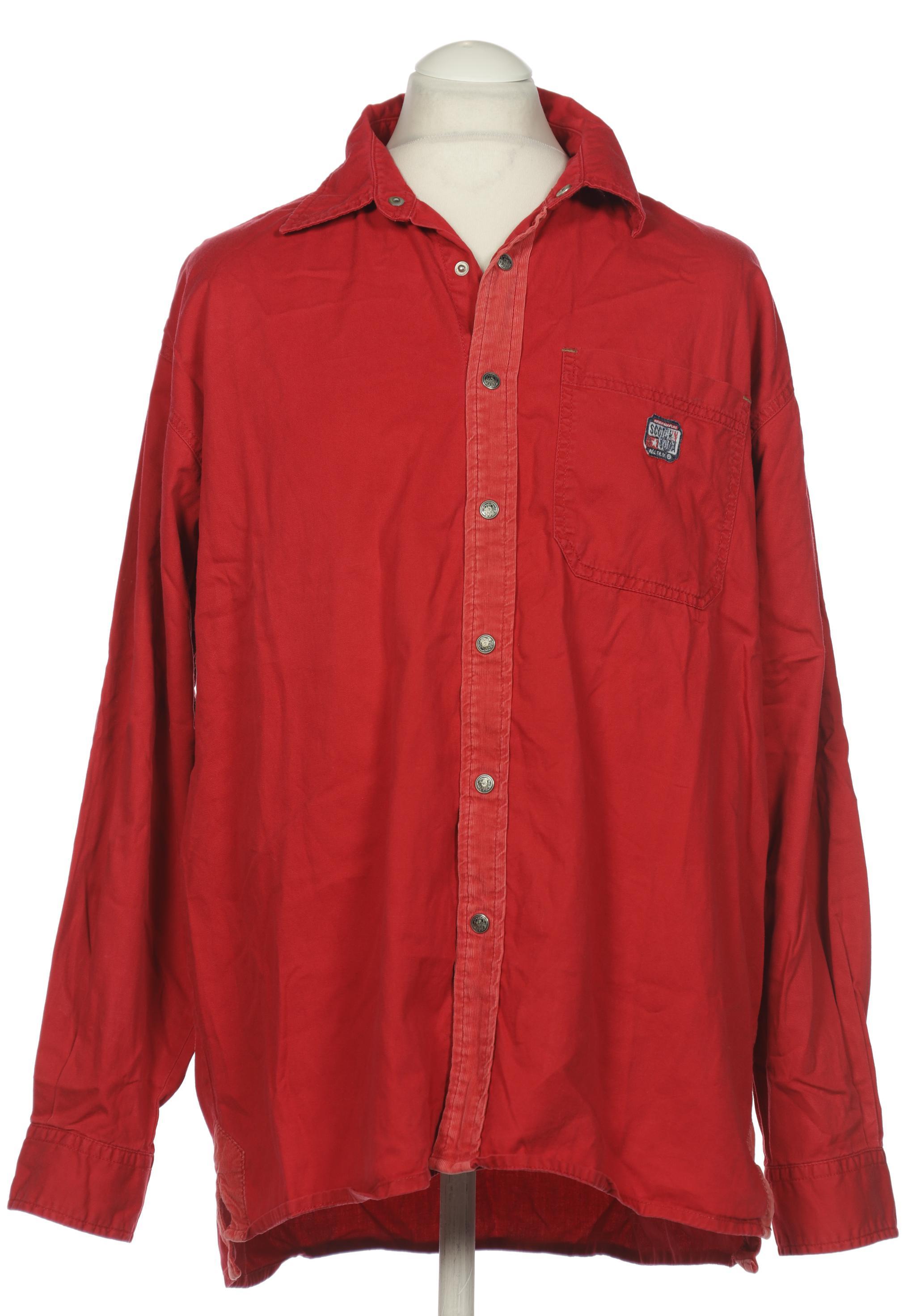 

Scotch & Soda Herren Hemd, rot