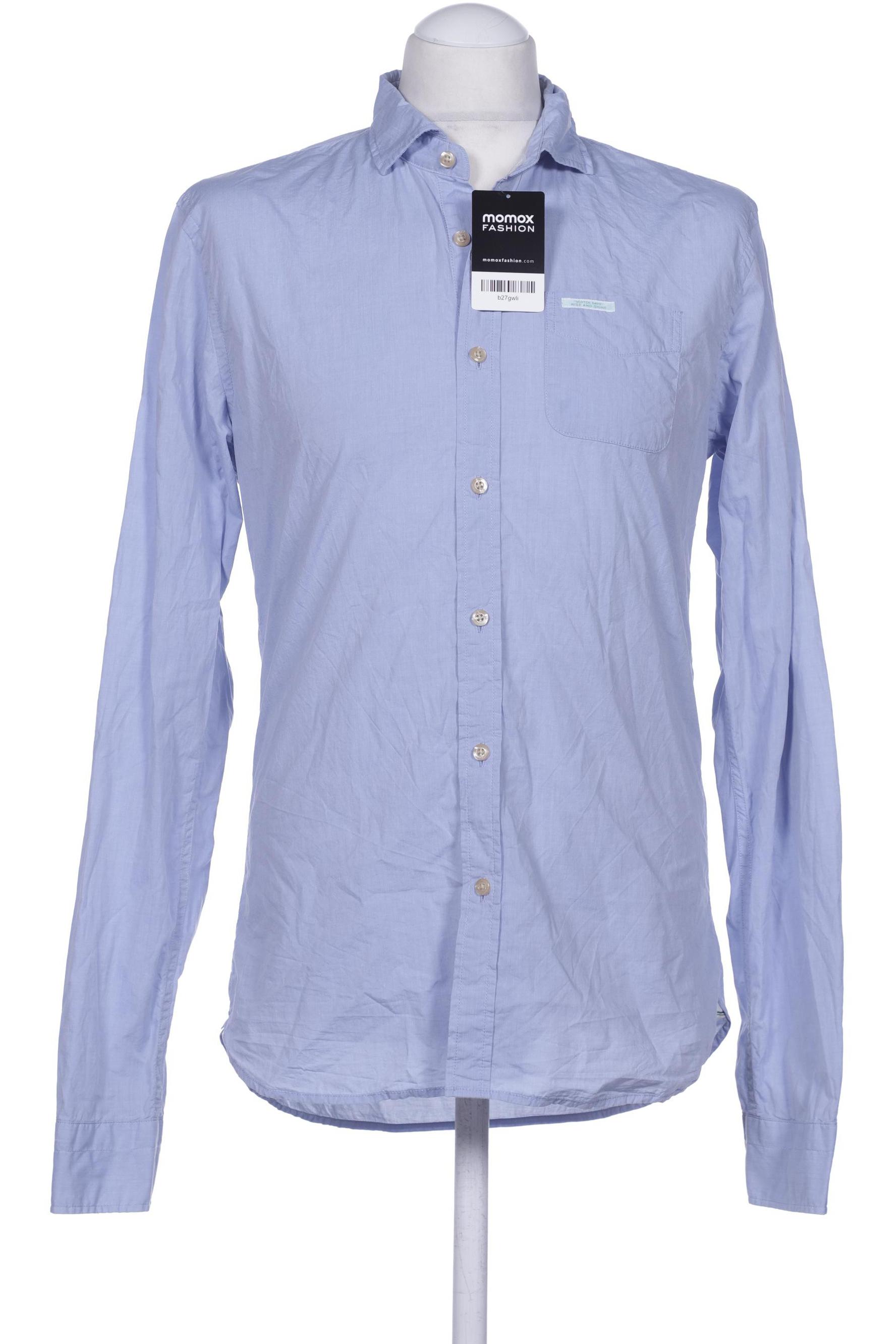 

Scotch & Soda Herren Hemd, blau, Gr. 48