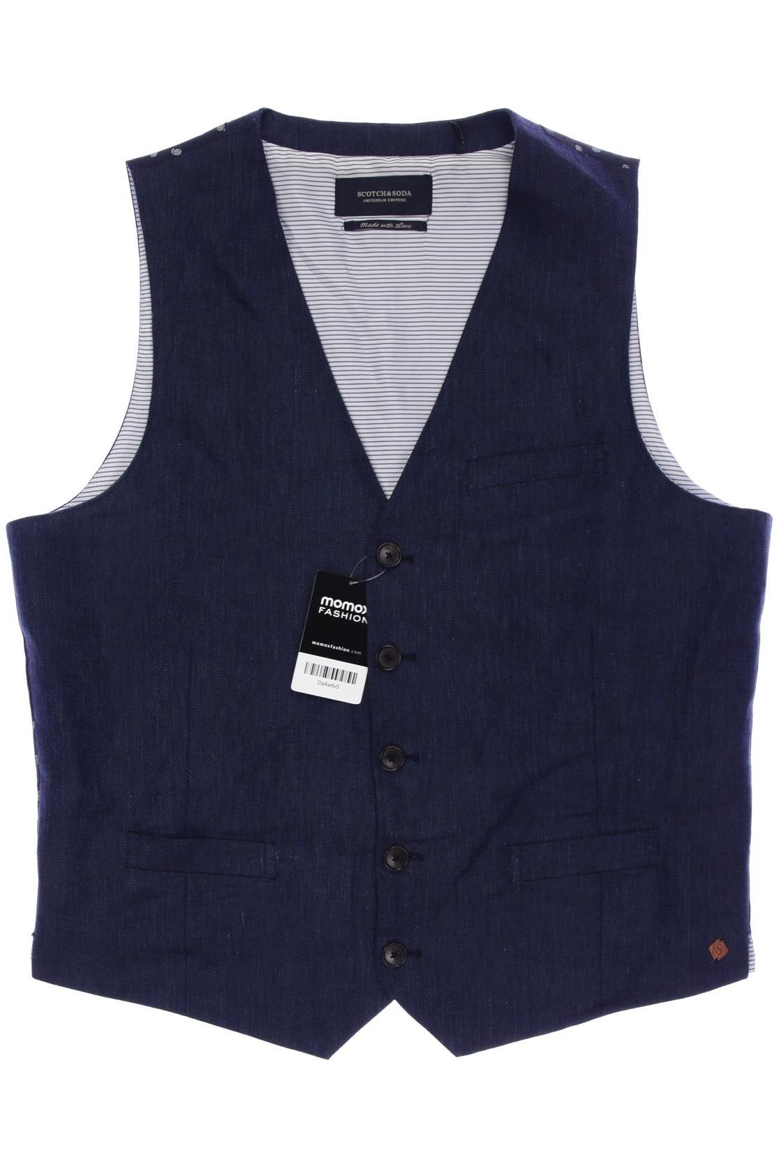 

Scotch & Soda Herren Weste, marineblau, Gr. 52