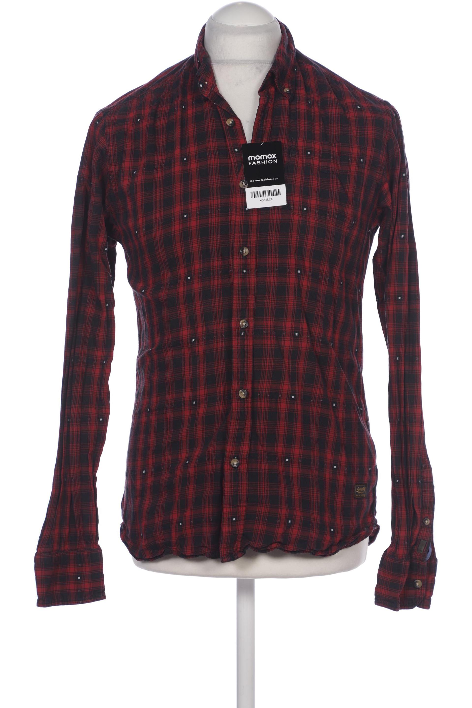 

Scotch & Soda Herren Hemd, bordeaux, Gr. 48