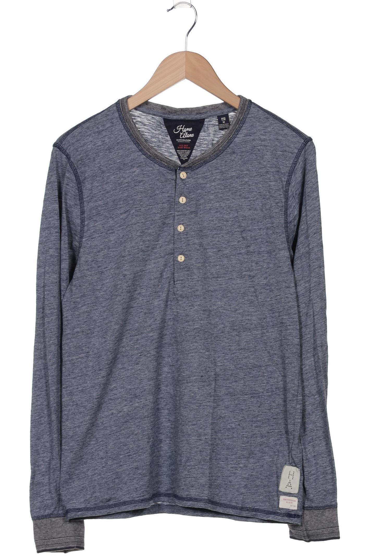 

Scotch & Soda Herren Langarmshirt, blau, Gr. 48