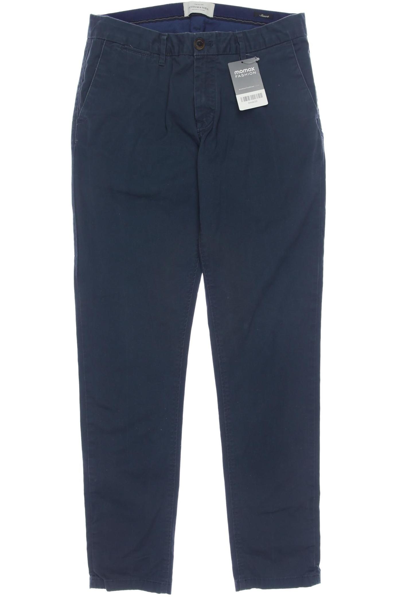 

Scotch & Soda Herren Stoffhose, marineblau, Gr. 28