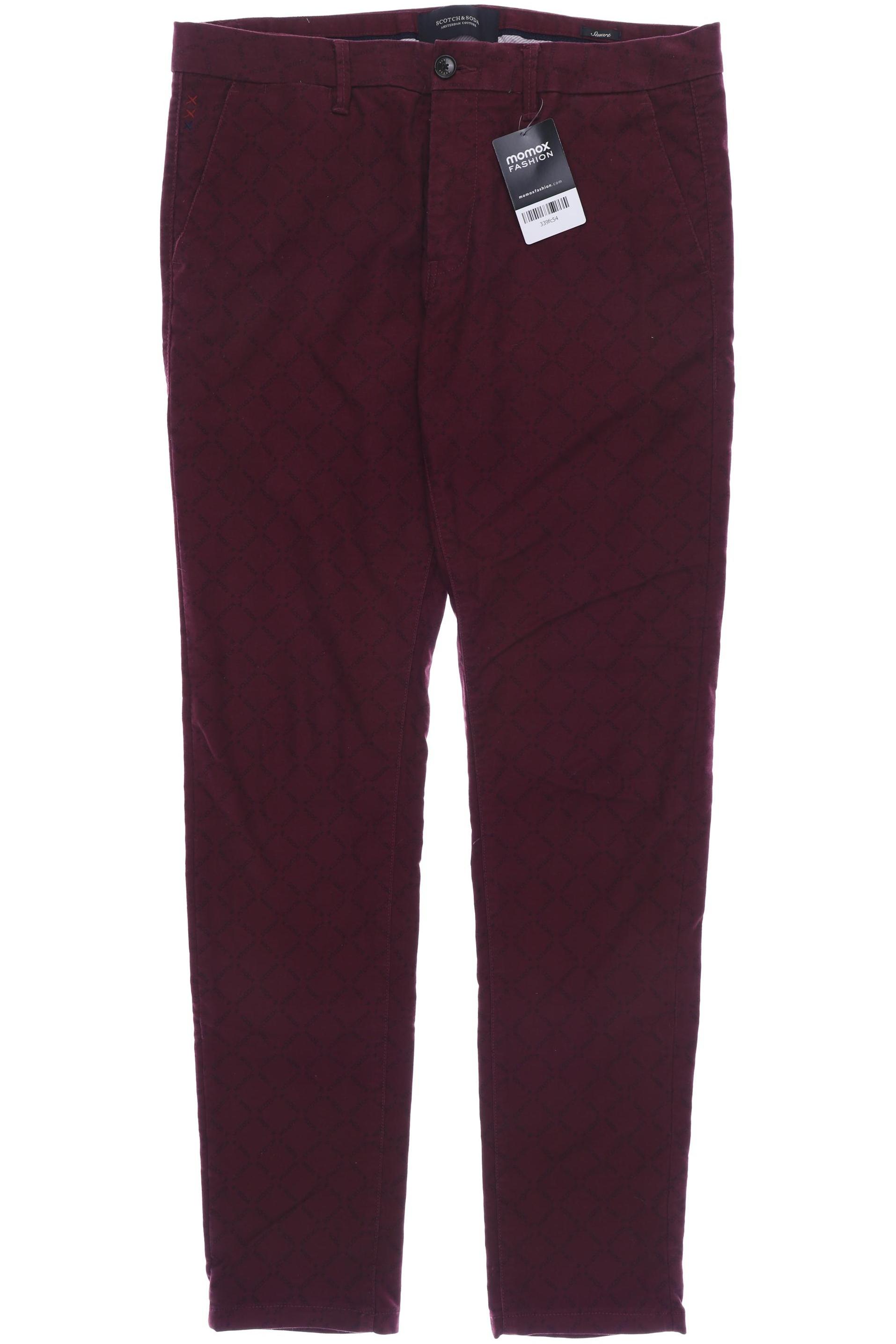 

Scotch & Soda Herren Stoffhose, bordeaux