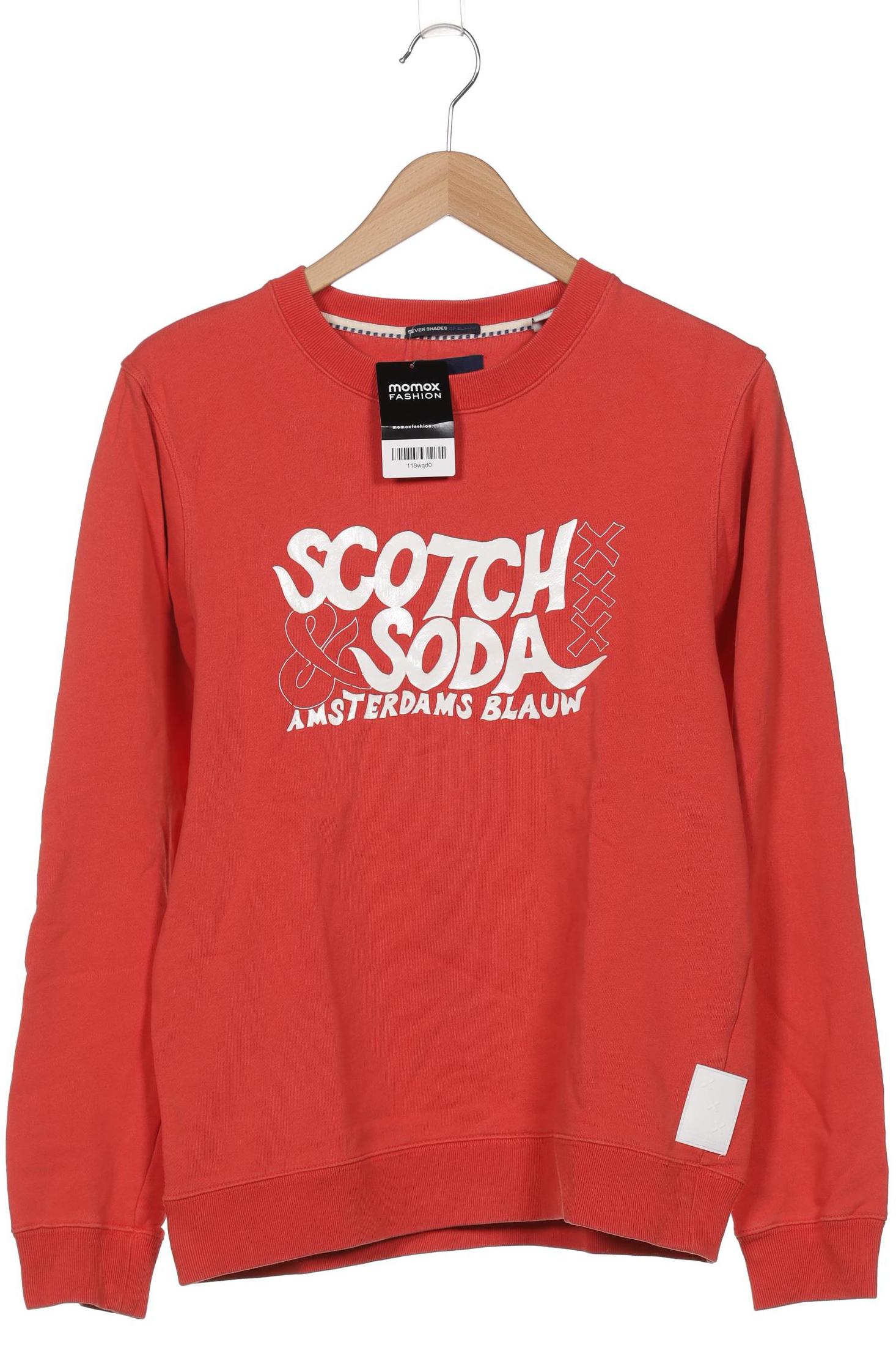 

Scotch & Soda Herren Sweatshirt, orange, Gr. 46