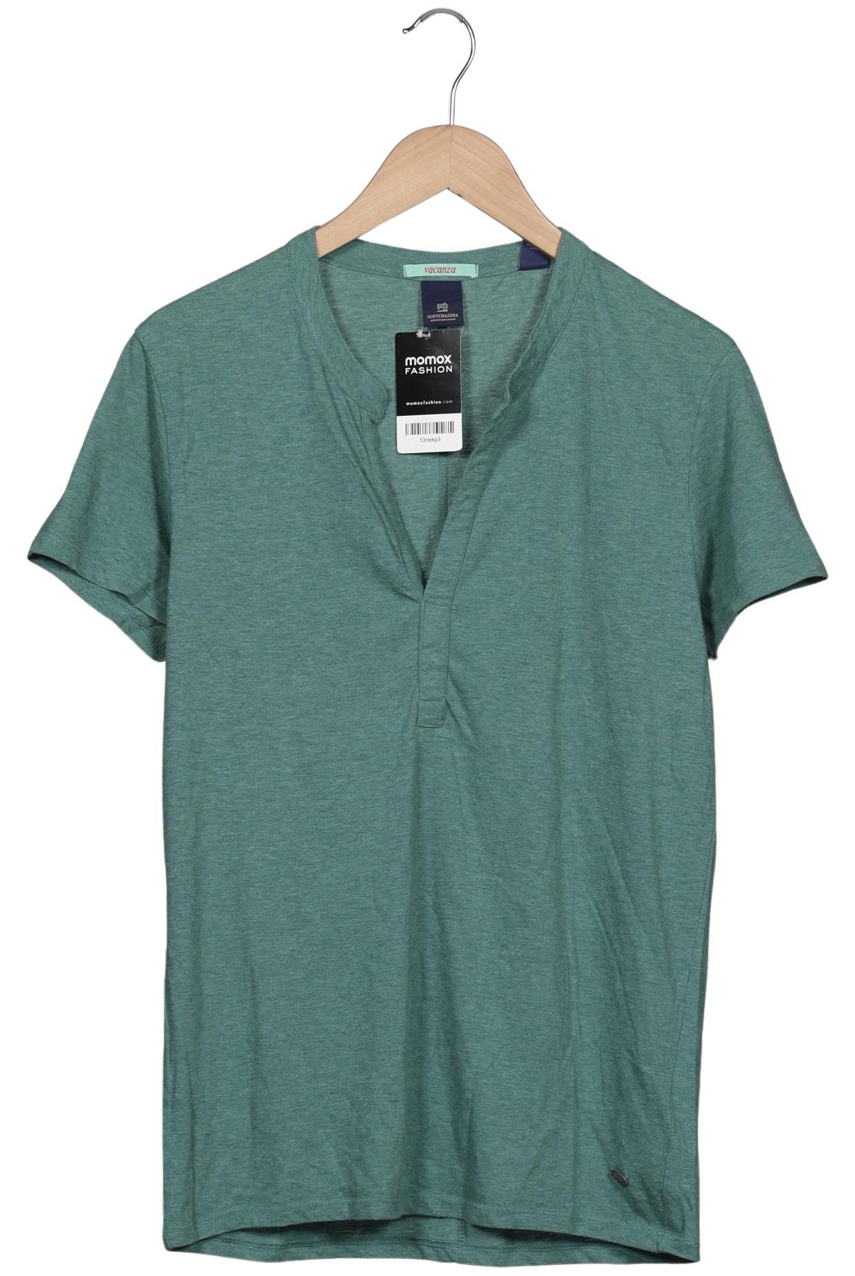 

Scotch & Soda Herren T-Shirt, türkis, Gr. 48