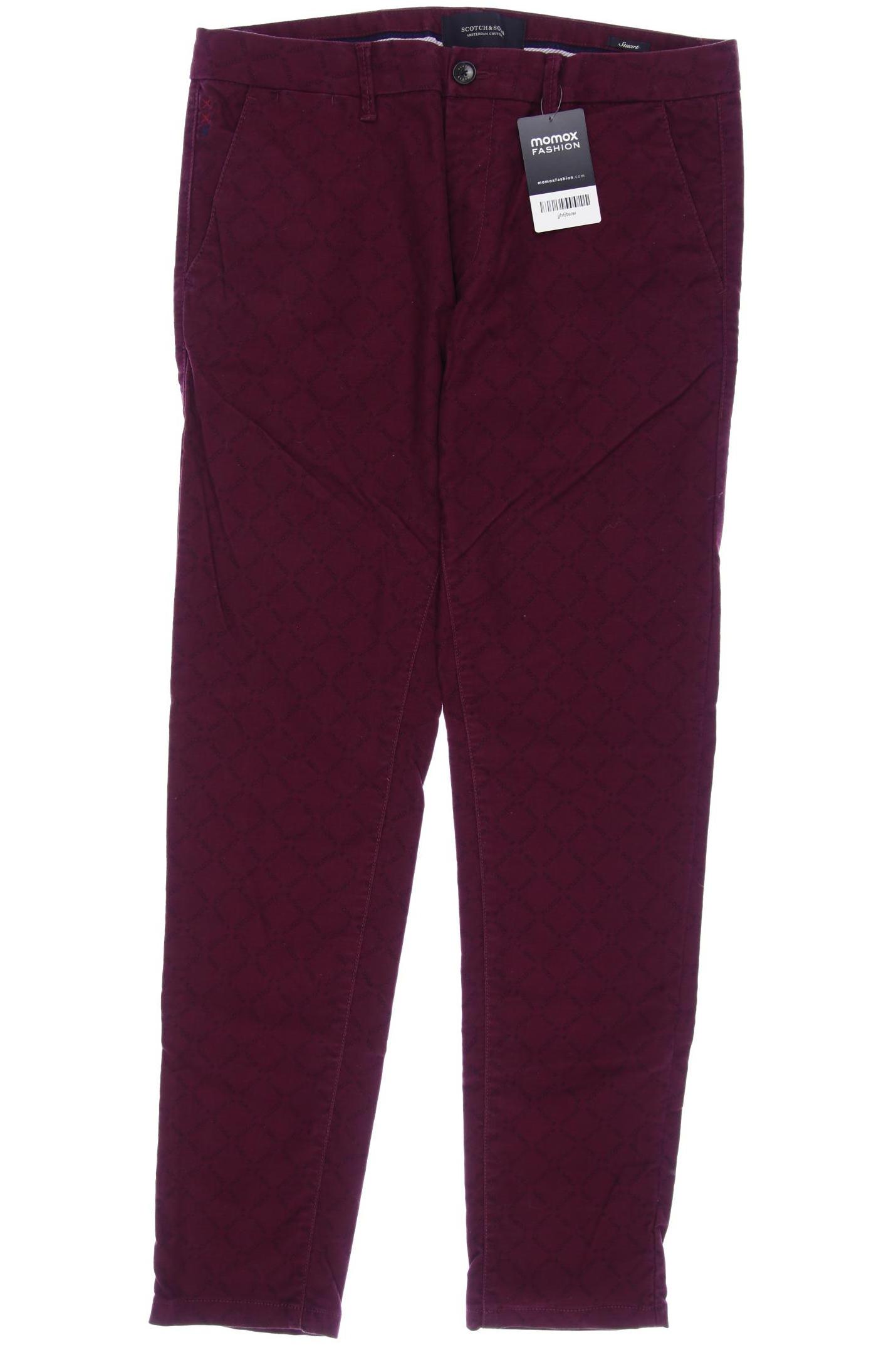 

Scotch & Soda Herren Stoffhose, bordeaux, Gr. 29