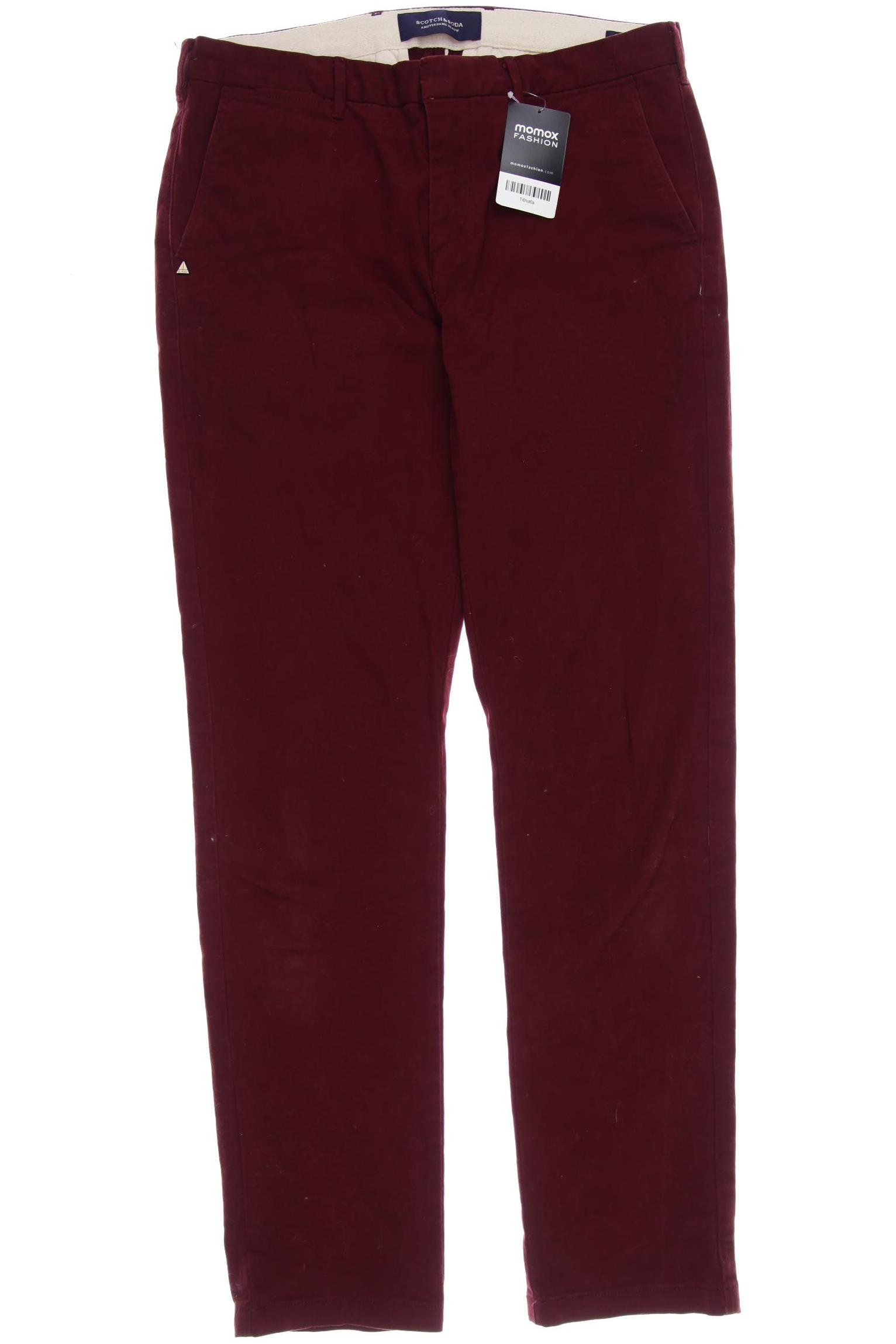 

Scotch & Soda Herren Stoffhose, bordeaux