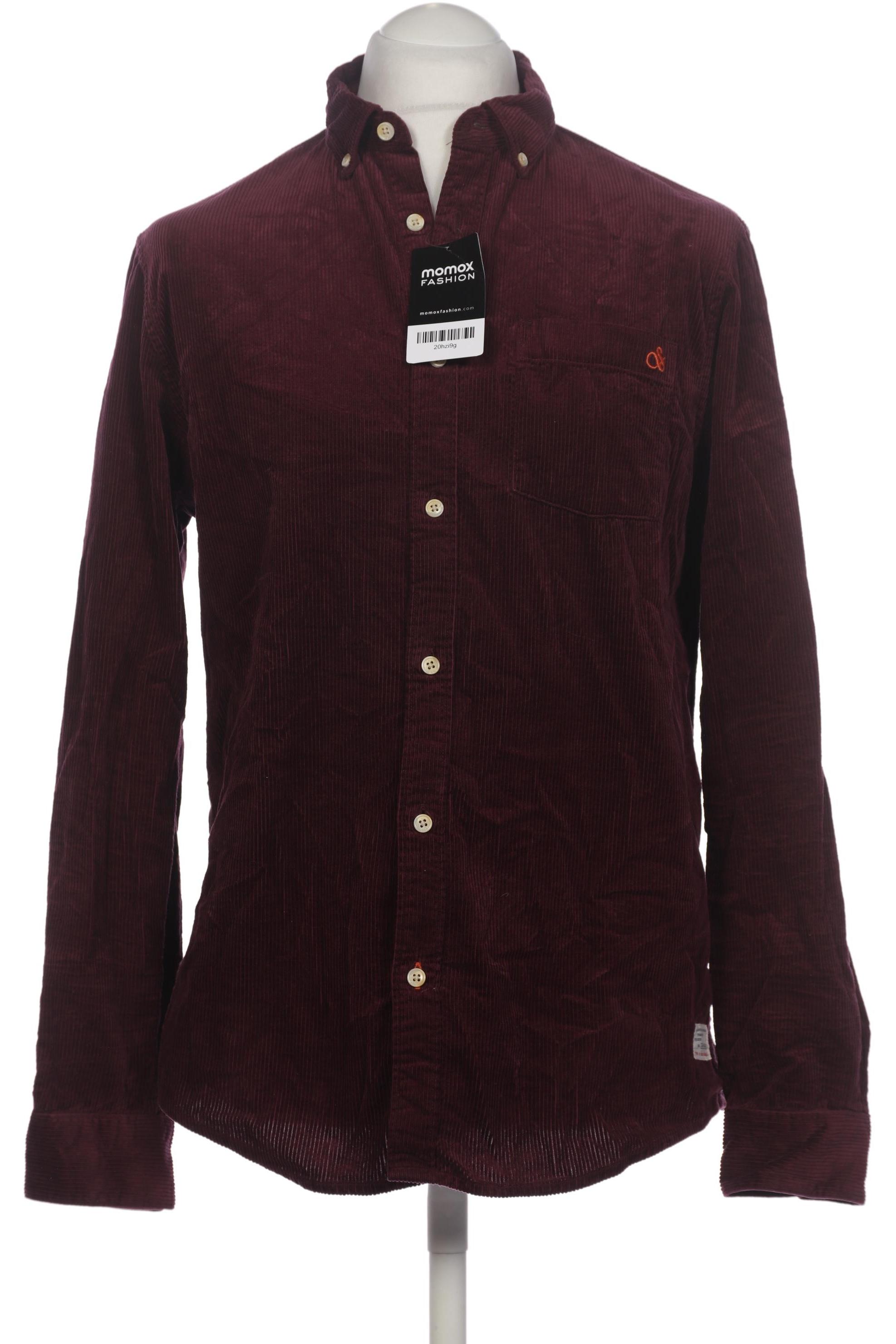 

Scotch & Soda Herren Hemd, bordeaux, Gr. 48