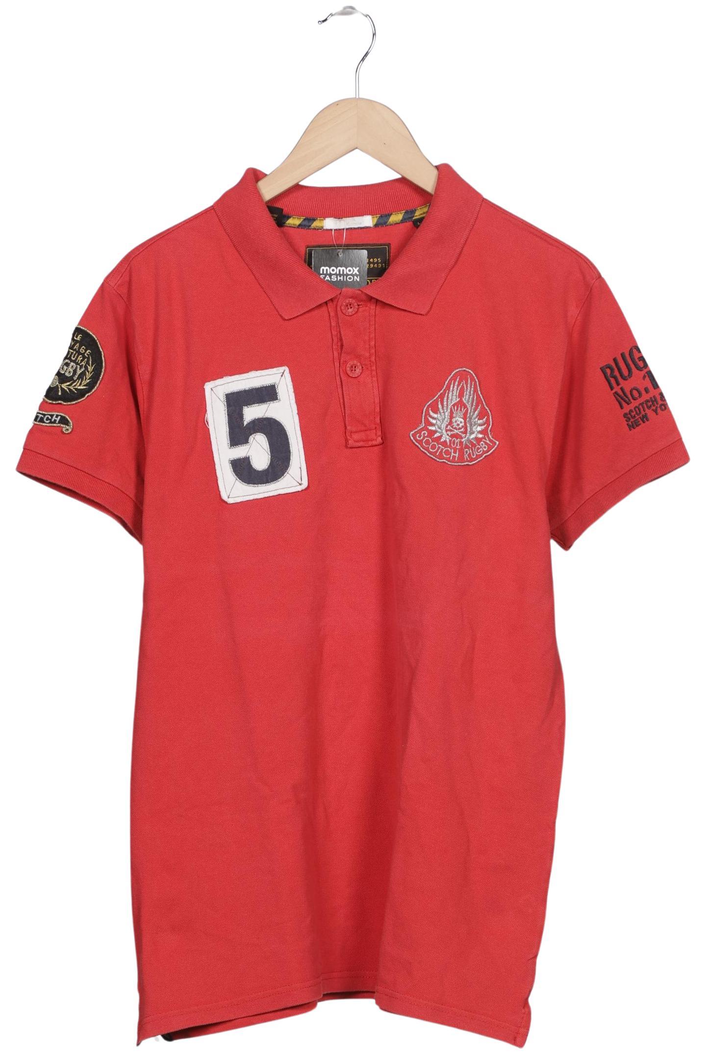 

Scotch & Soda Herren Poloshirt, rot, Gr. 52