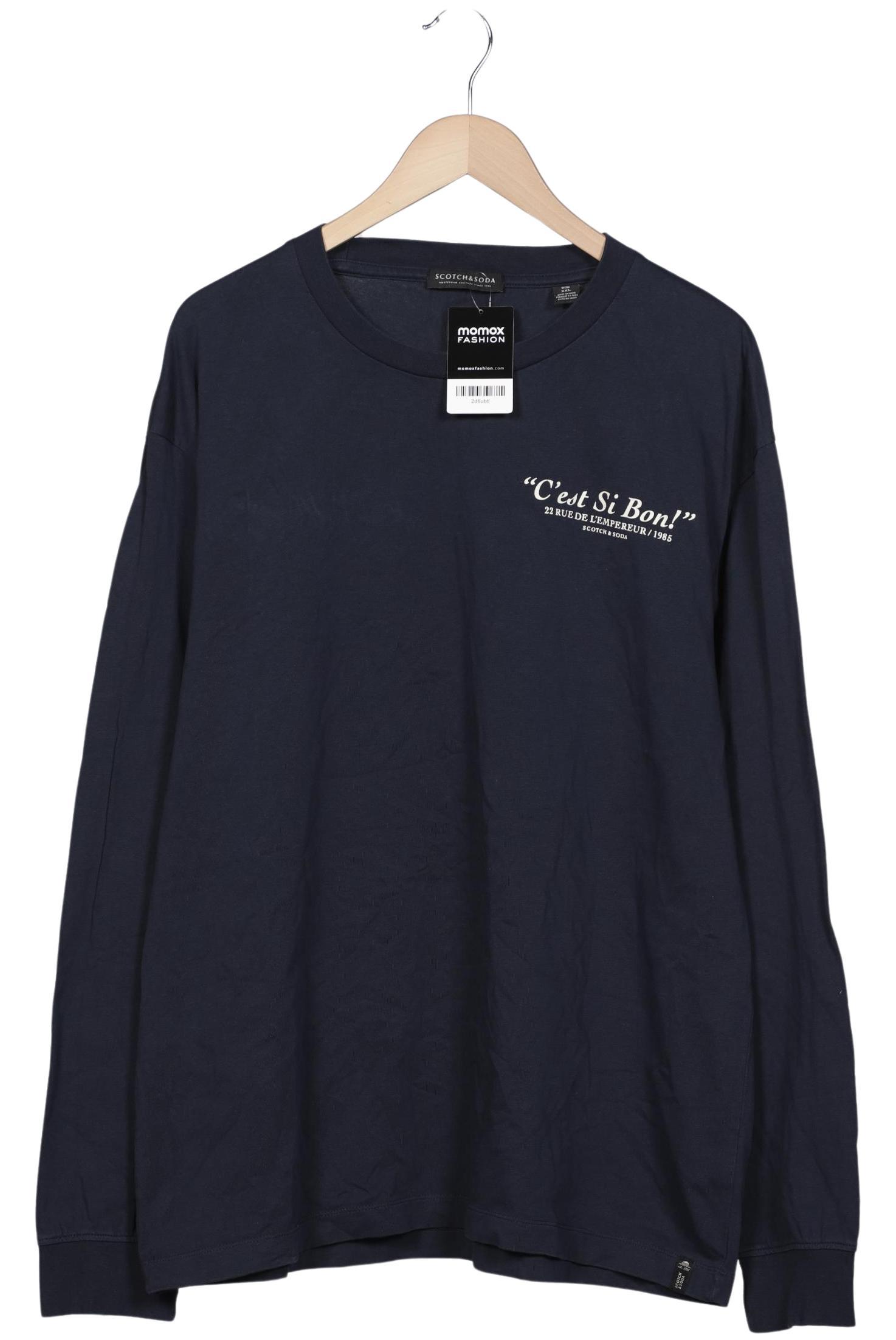 

Scotch & Soda Herren Langarmshirt, marineblau, Gr. 56