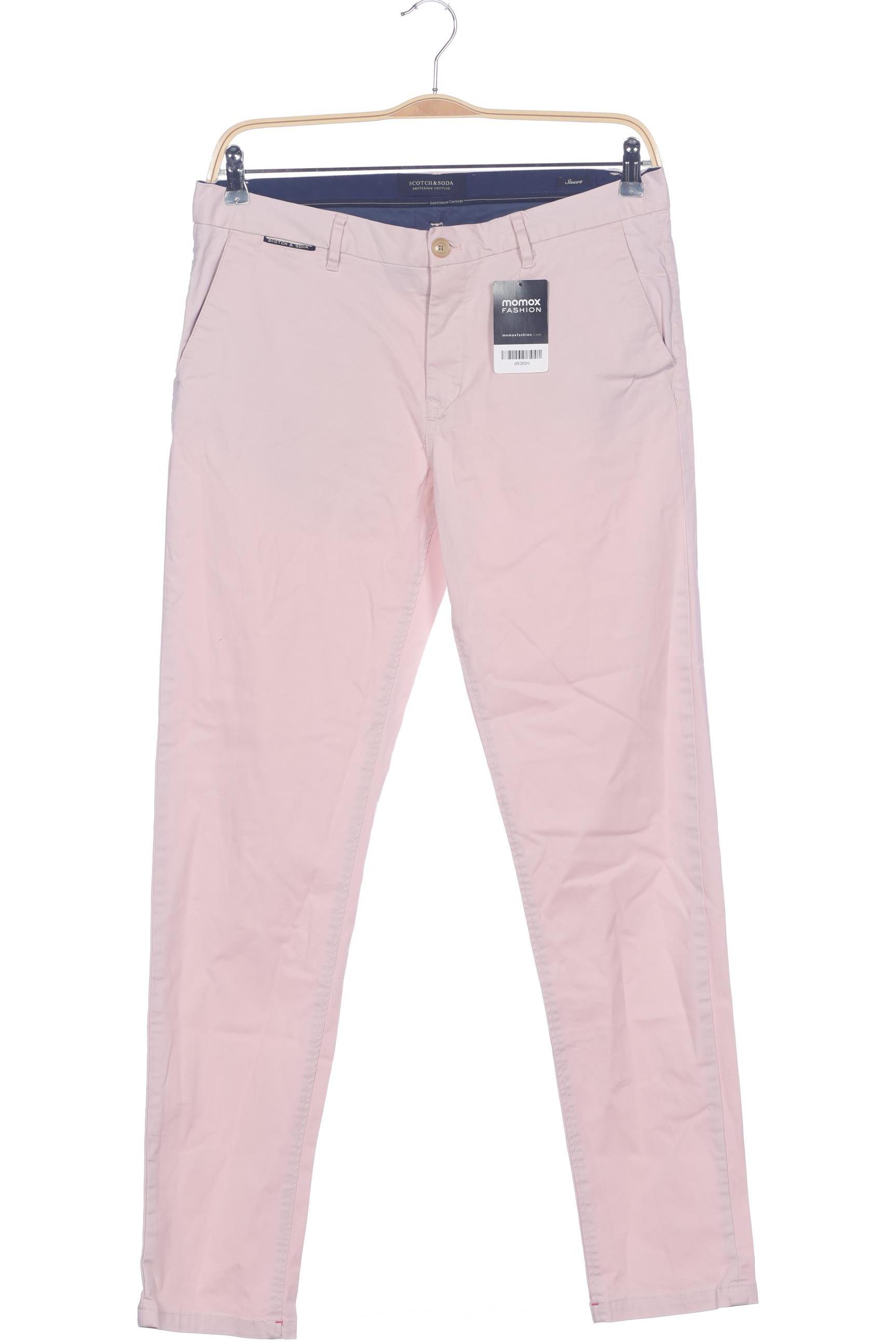 

Scotch & Soda Herren Stoffhose, pink