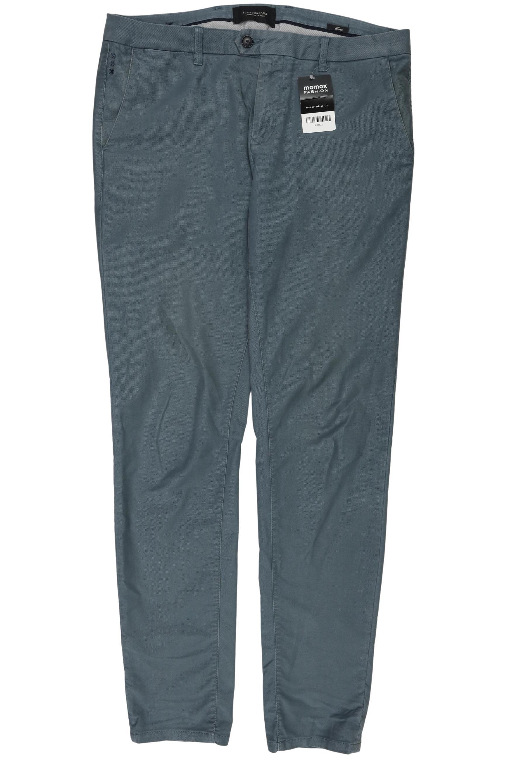 

Scotch & Soda Herren Stoffhose, türkis, Gr. 34