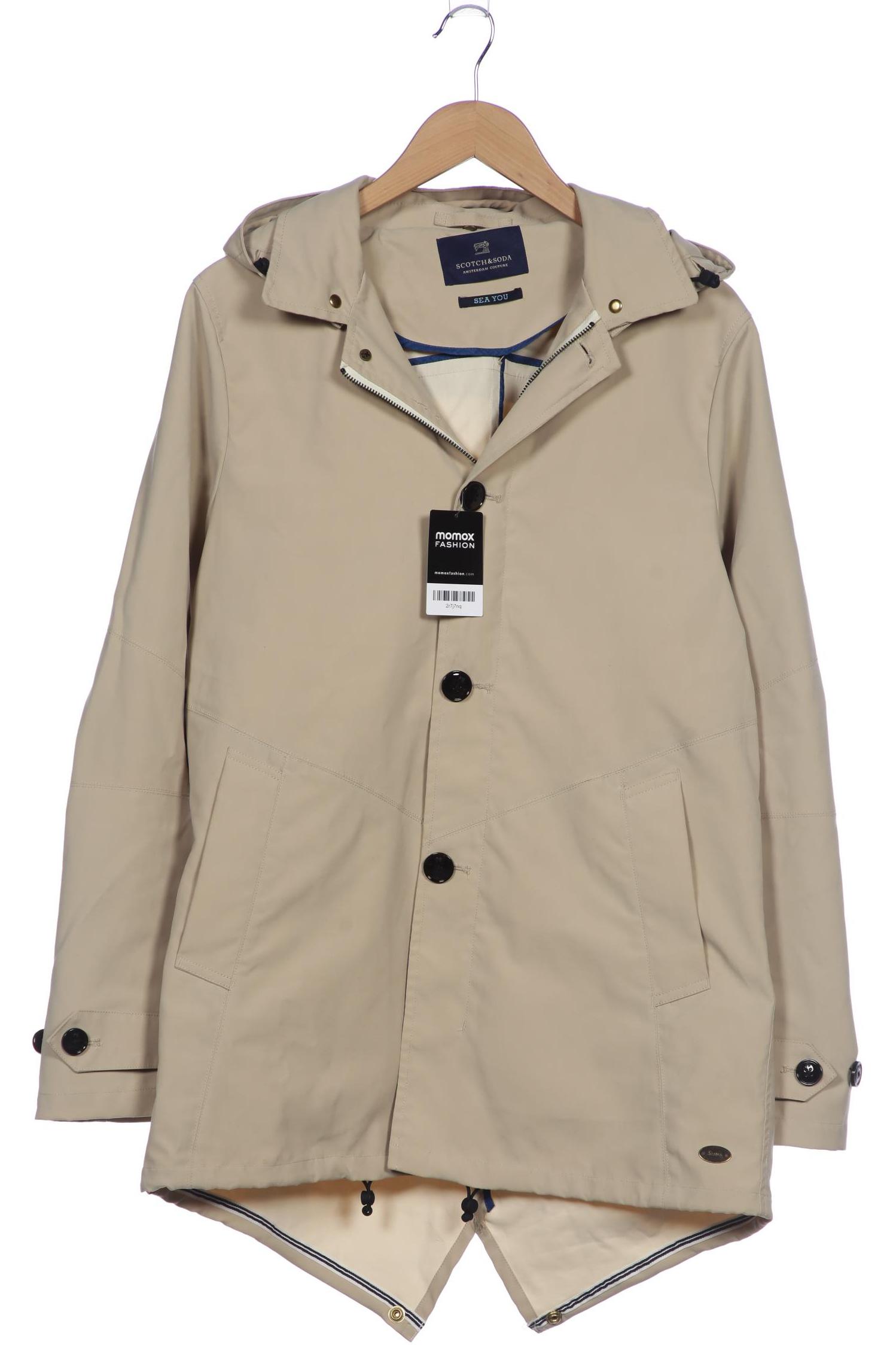 

Scotch & Soda Herren Mantel, beige, Gr. 52