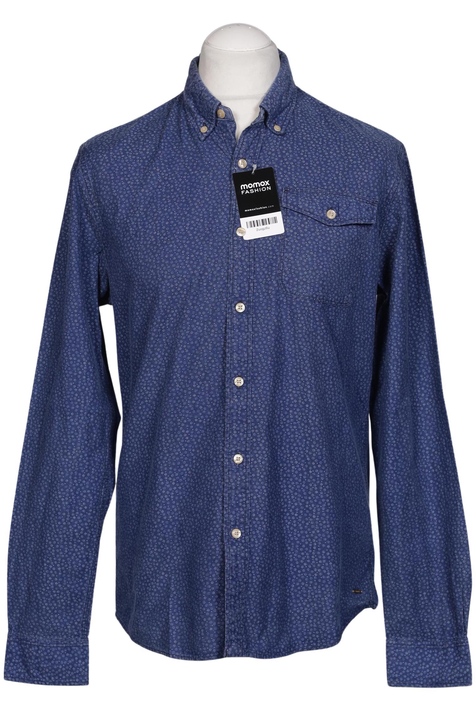 

Scotch & Soda Herren Hemd, blau, Gr. 52