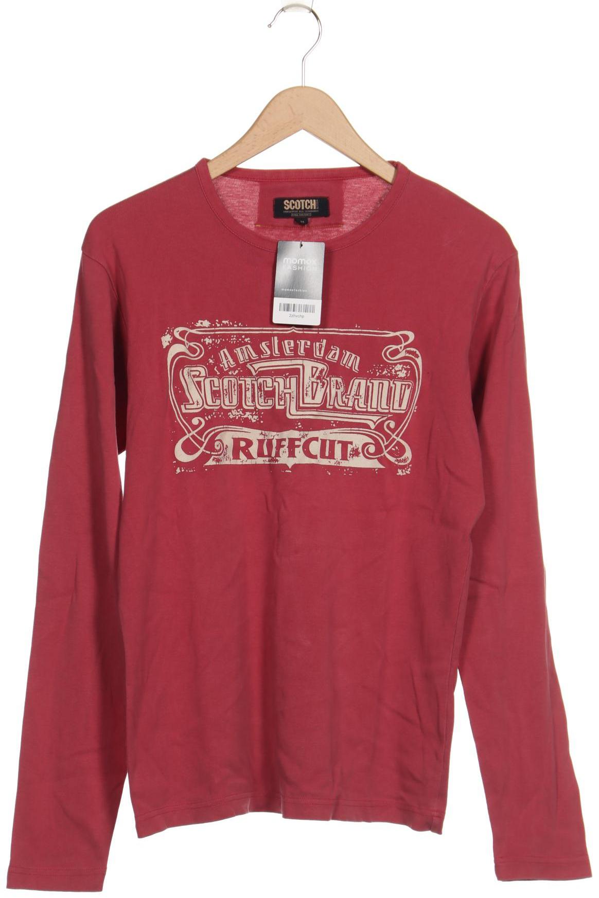 

Scotch & Soda Herren Langarmshirt, rot, Gr. 48