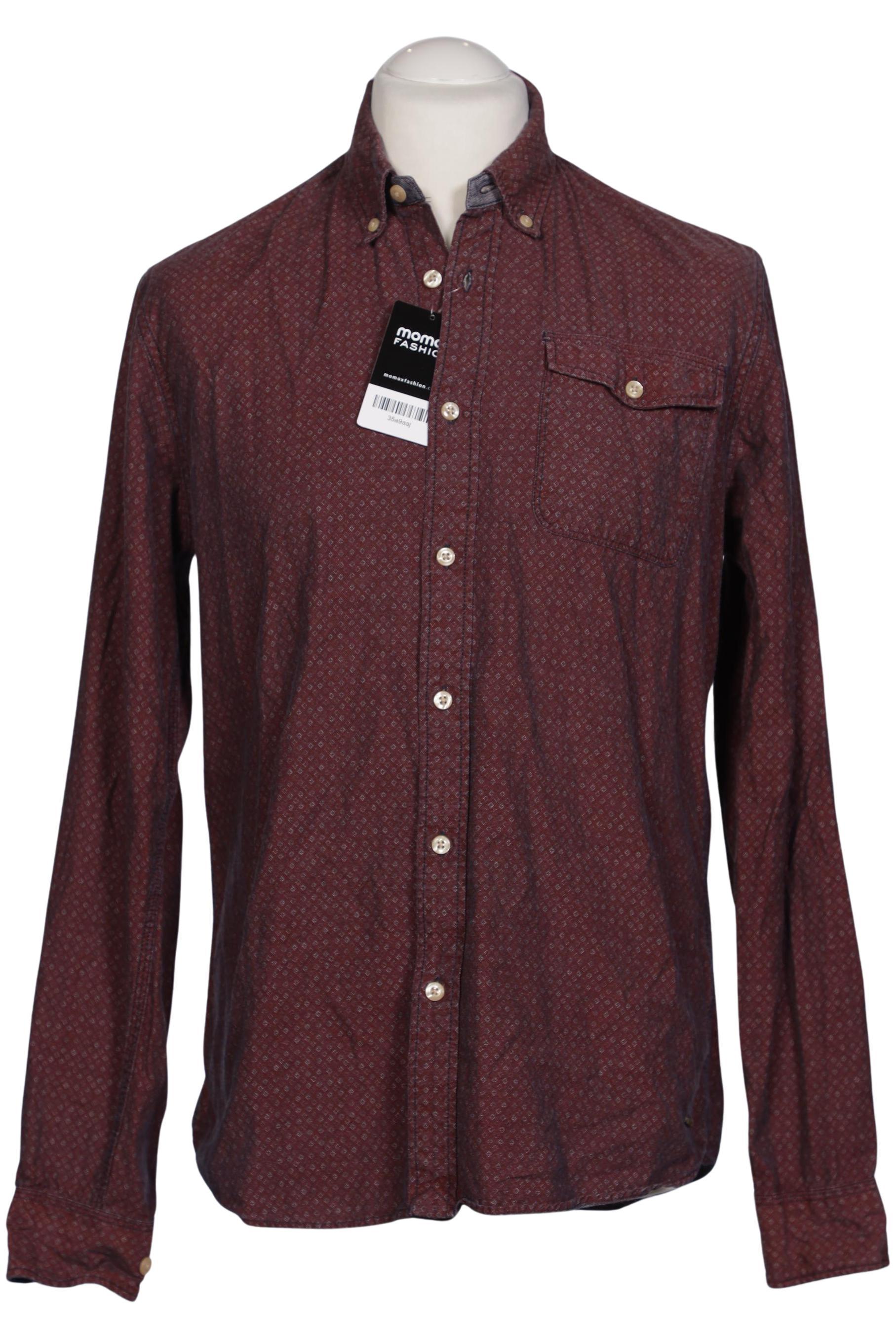 

Scotch & Soda Herren Hemd, bordeaux, Gr. 52