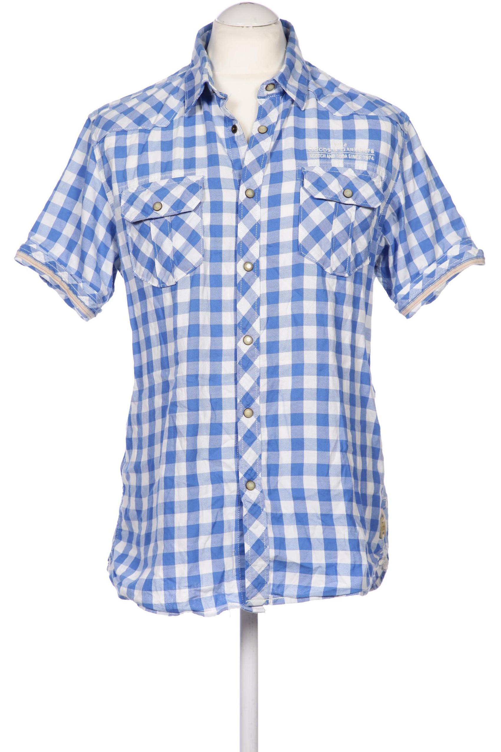 

Scotch & Soda Herren Hemd, blau, Gr. 52