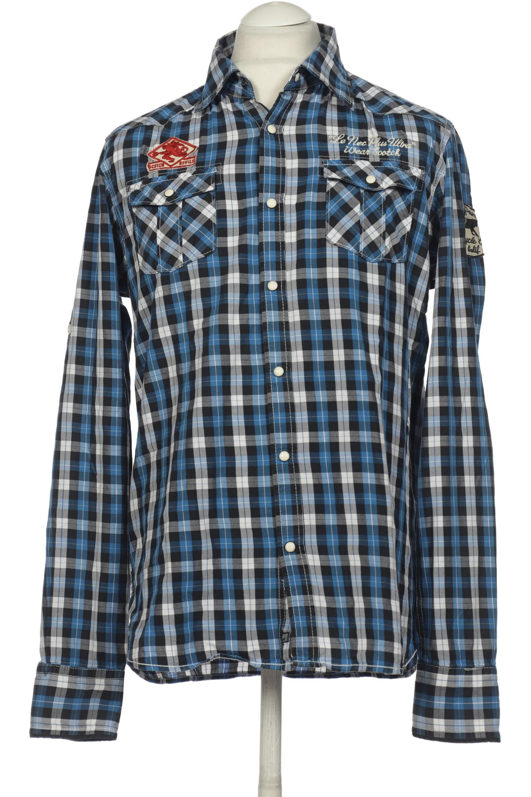 

Scotch & Soda Herren Hemd, marineblau, Gr. 52