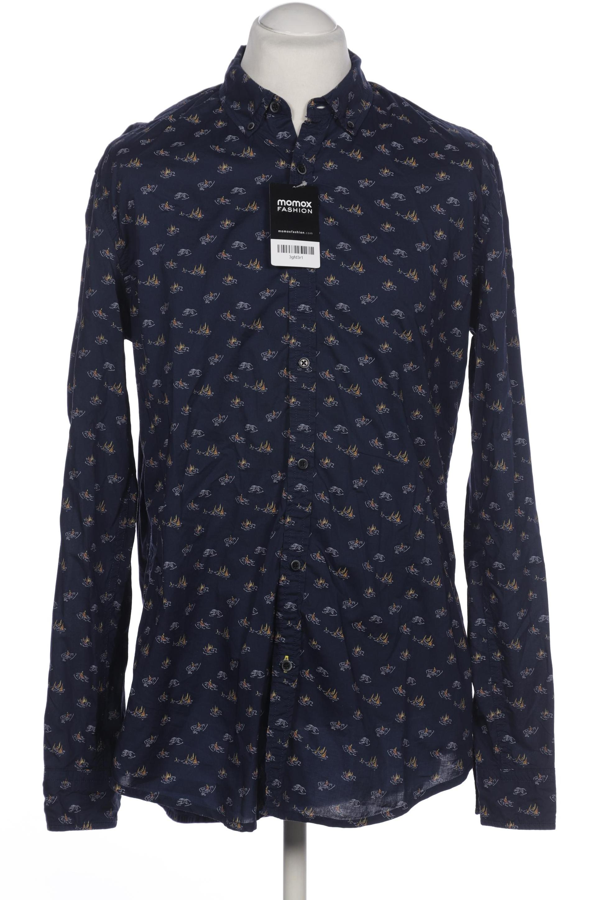 

Scotch & Soda Herren Hemd, marineblau, Gr. 52
