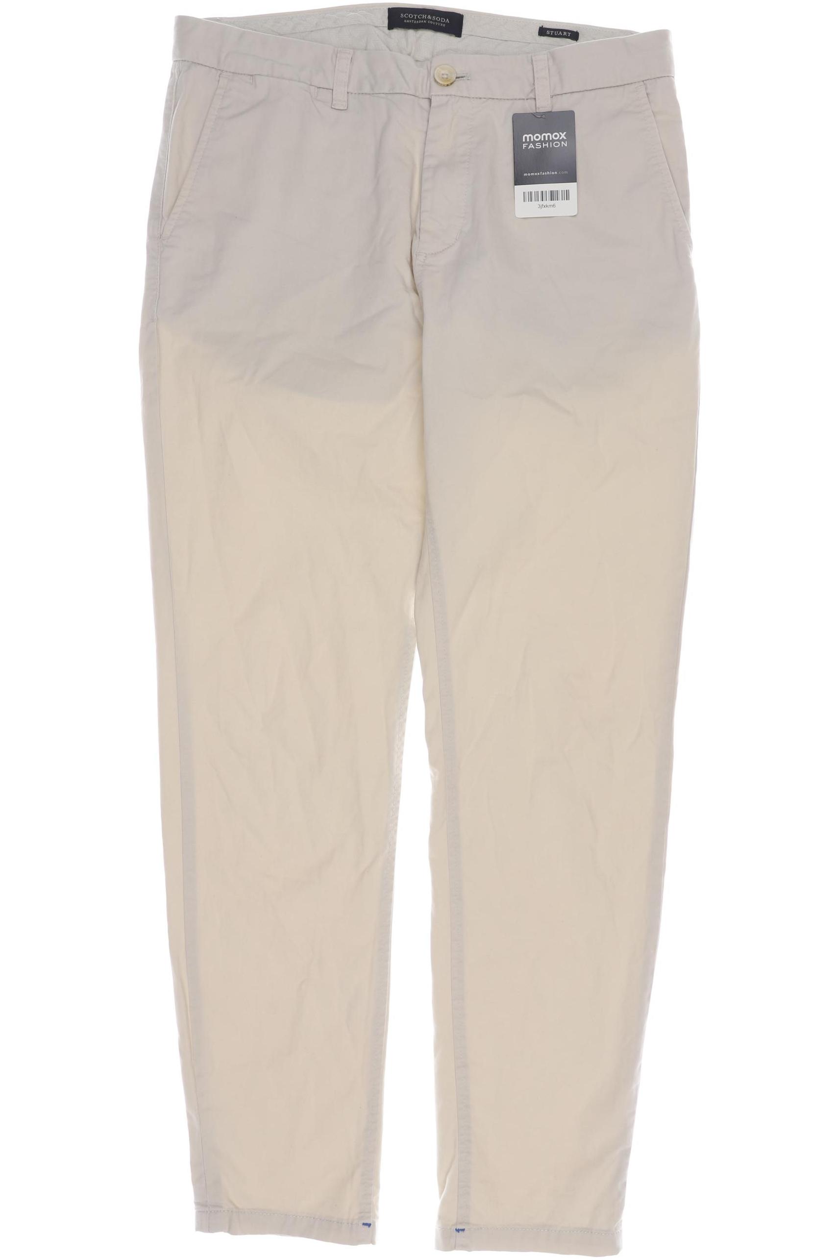 

Scotch & Soda Herren Stoffhose, cremeweiß