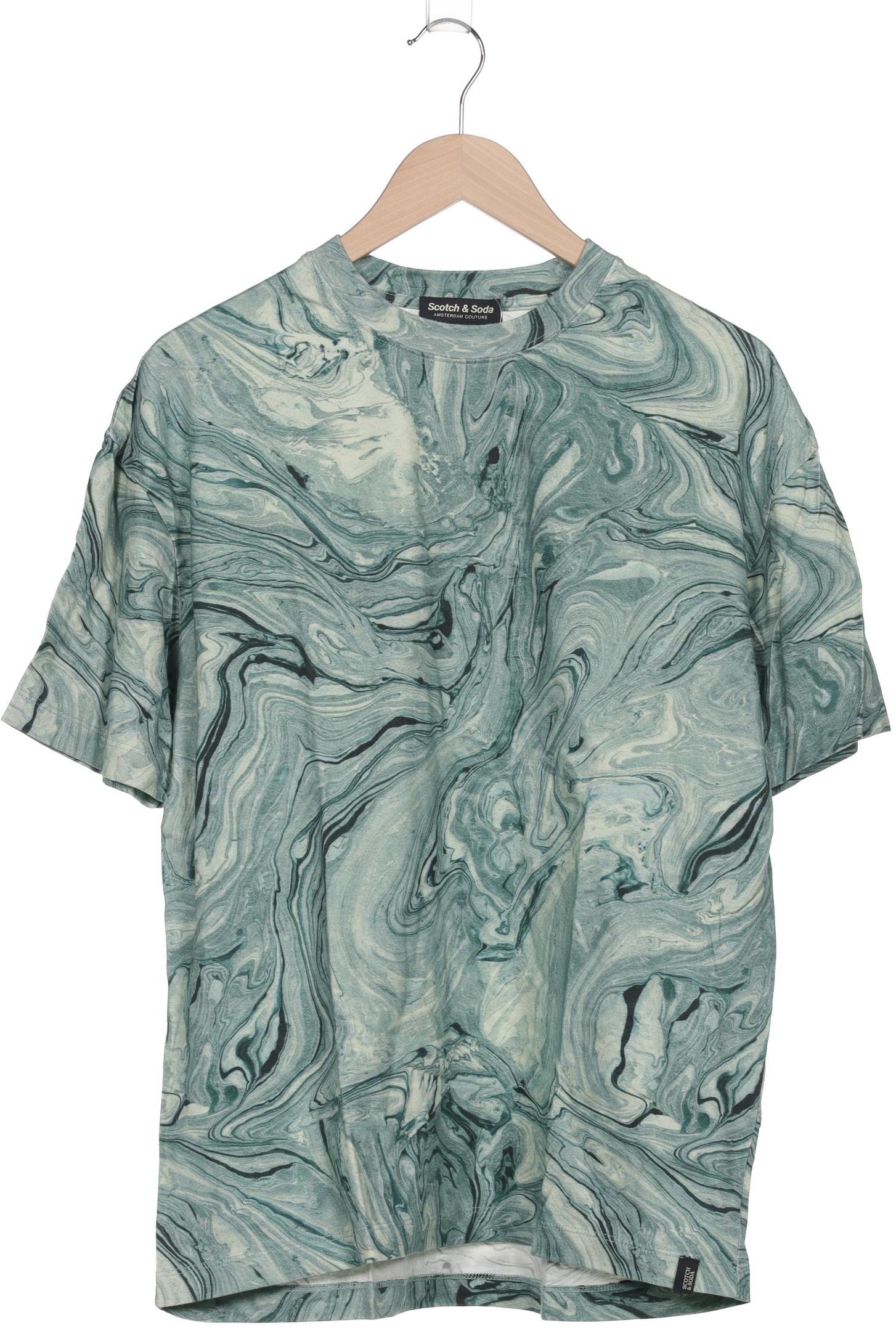 

Scotch & Soda Herren T-Shirt, türkis, Gr. 48