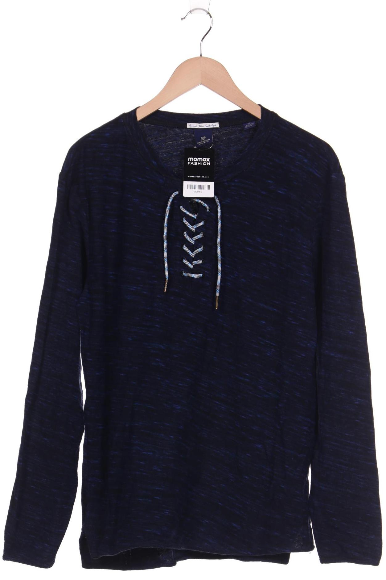 

Scotch & Soda Herren Langarmshirt, marineblau, Gr. 48