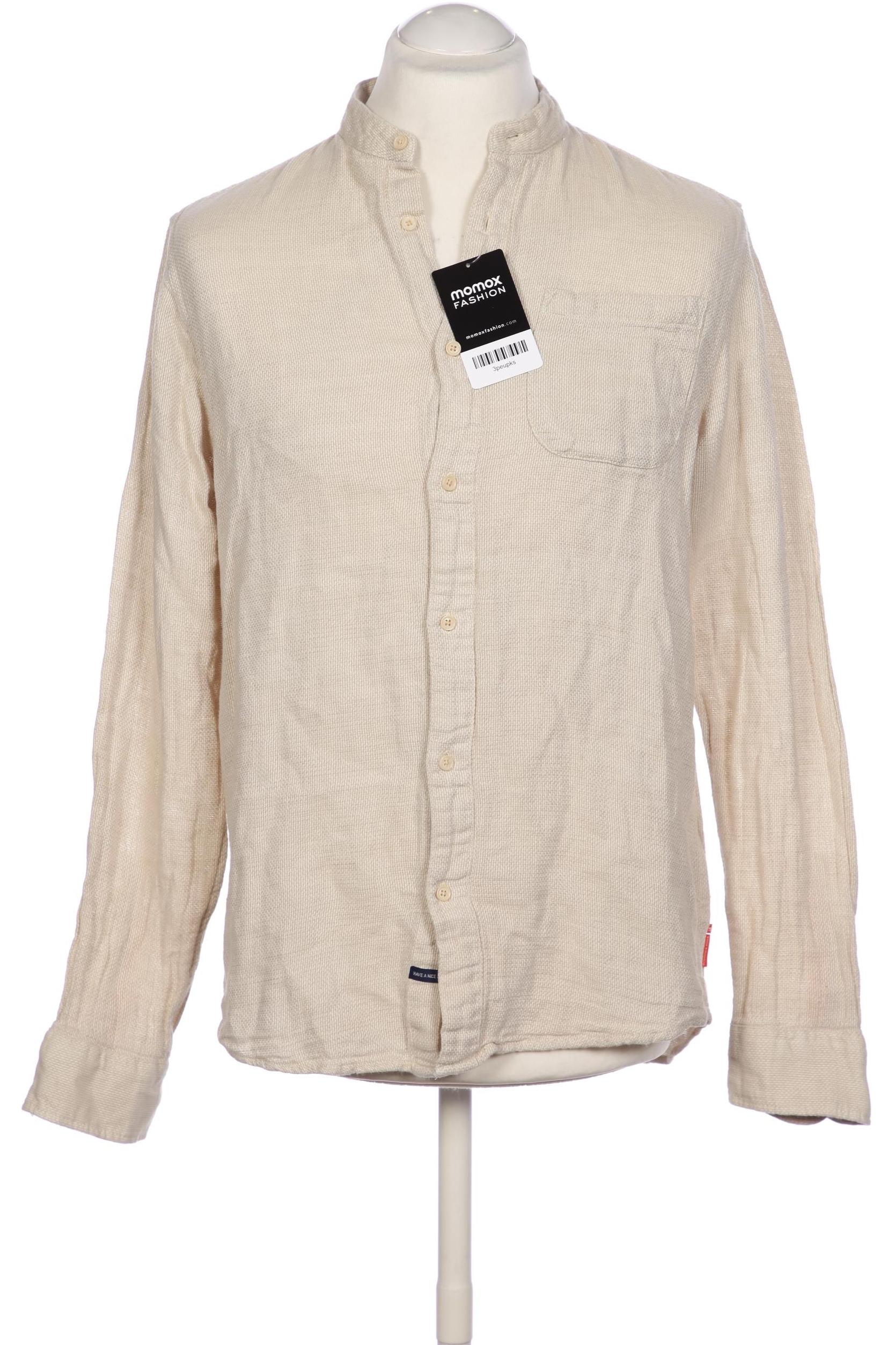 

Scotch & Soda Herren Hemd, beige, Gr. 52