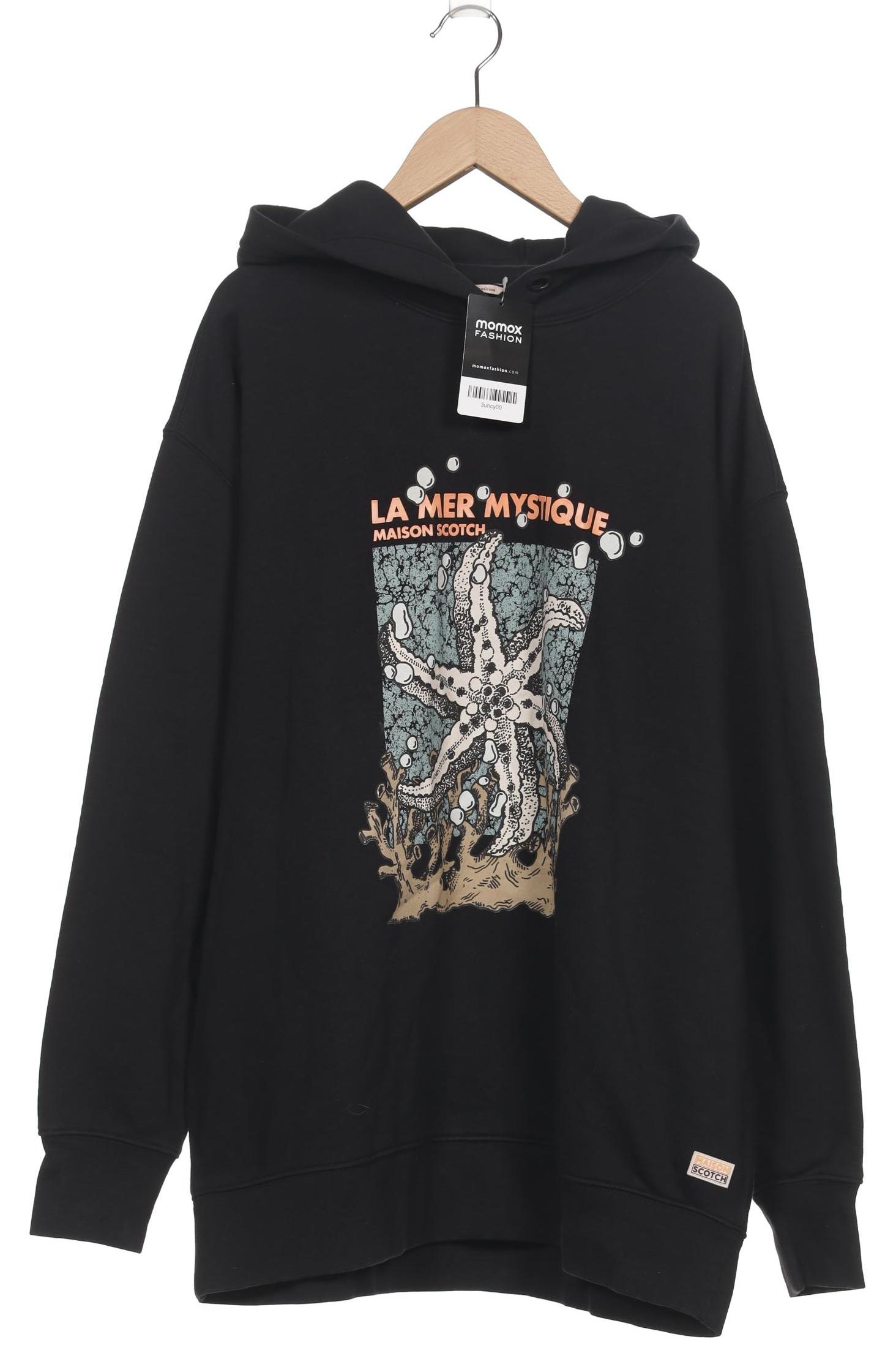 

Scotch & Soda Herren Kapuzenpullover, schwarz, Gr. 54