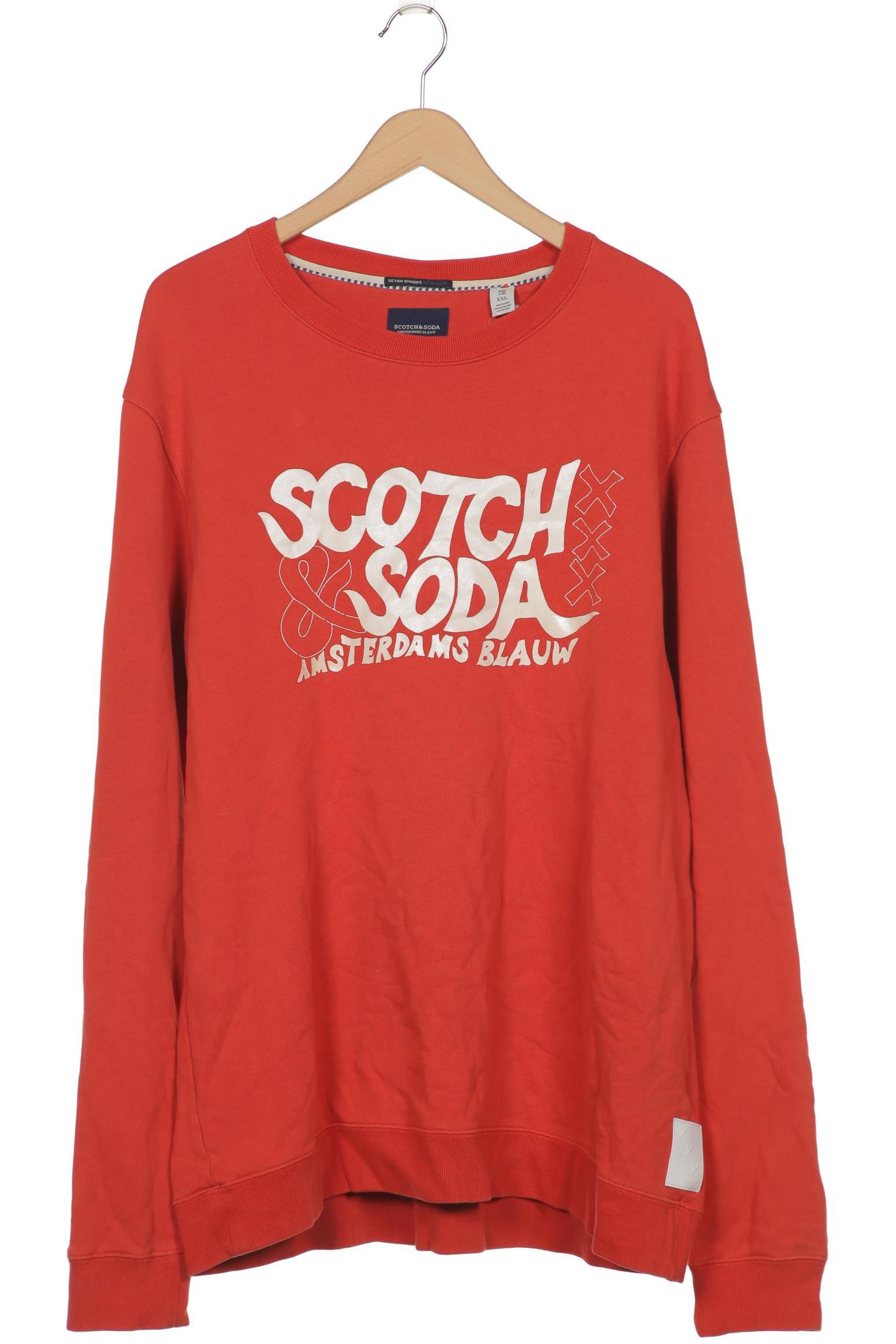 

Scotch & Soda Herren Sweatshirt, orange